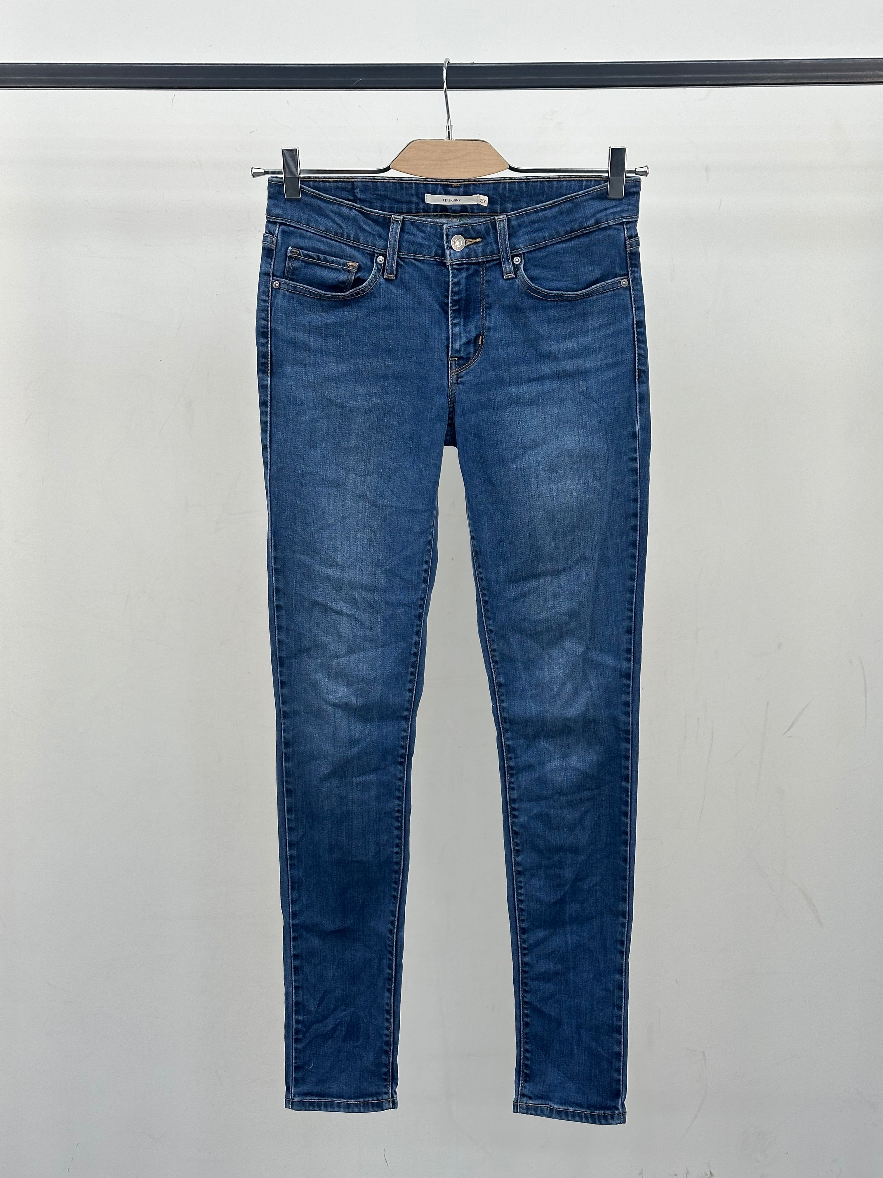 LEVI'S 711 SKINNY FIT TAGLIA: 41 ITA = W27 L32