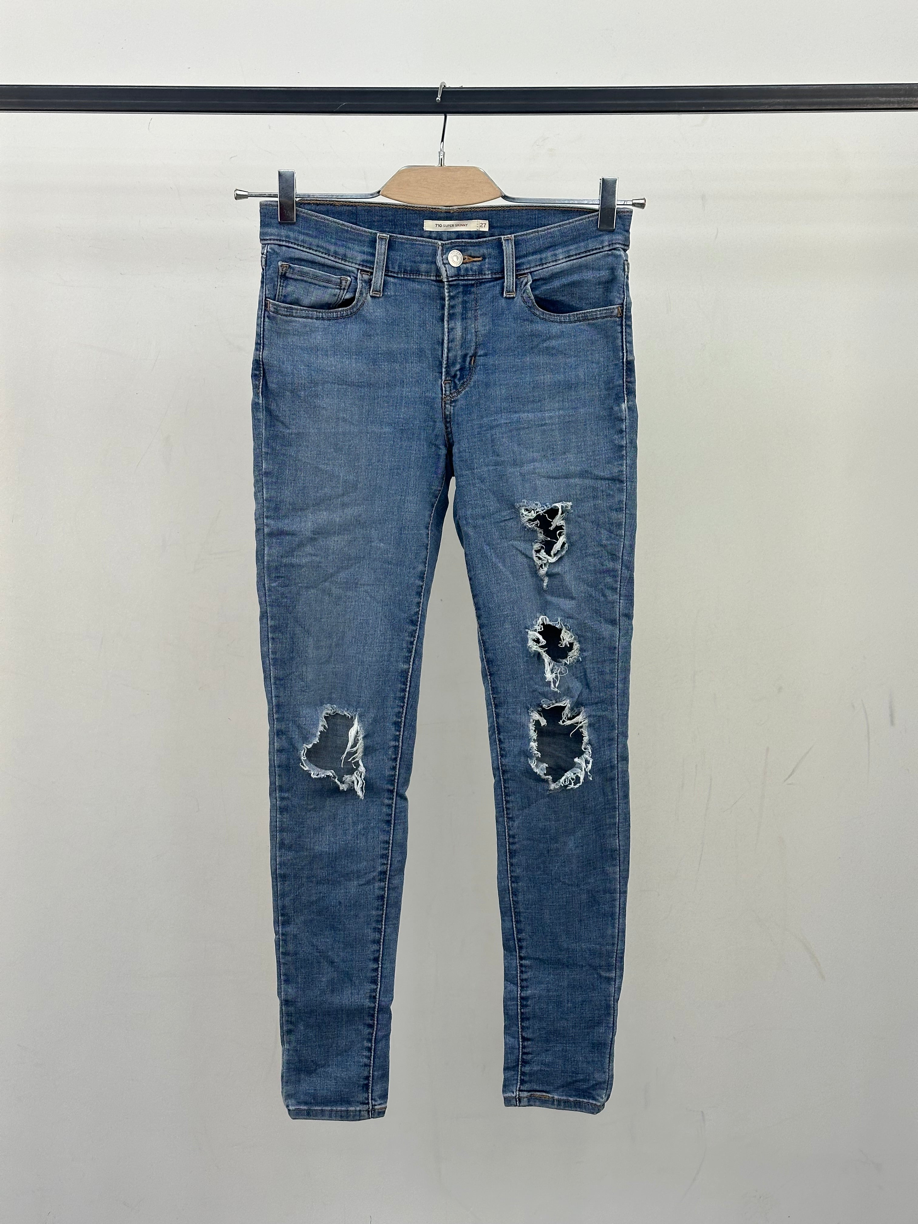 LEVI'S 710 SUPER SKINNY FIT TAGLIA: 41 ITA = W27 L30