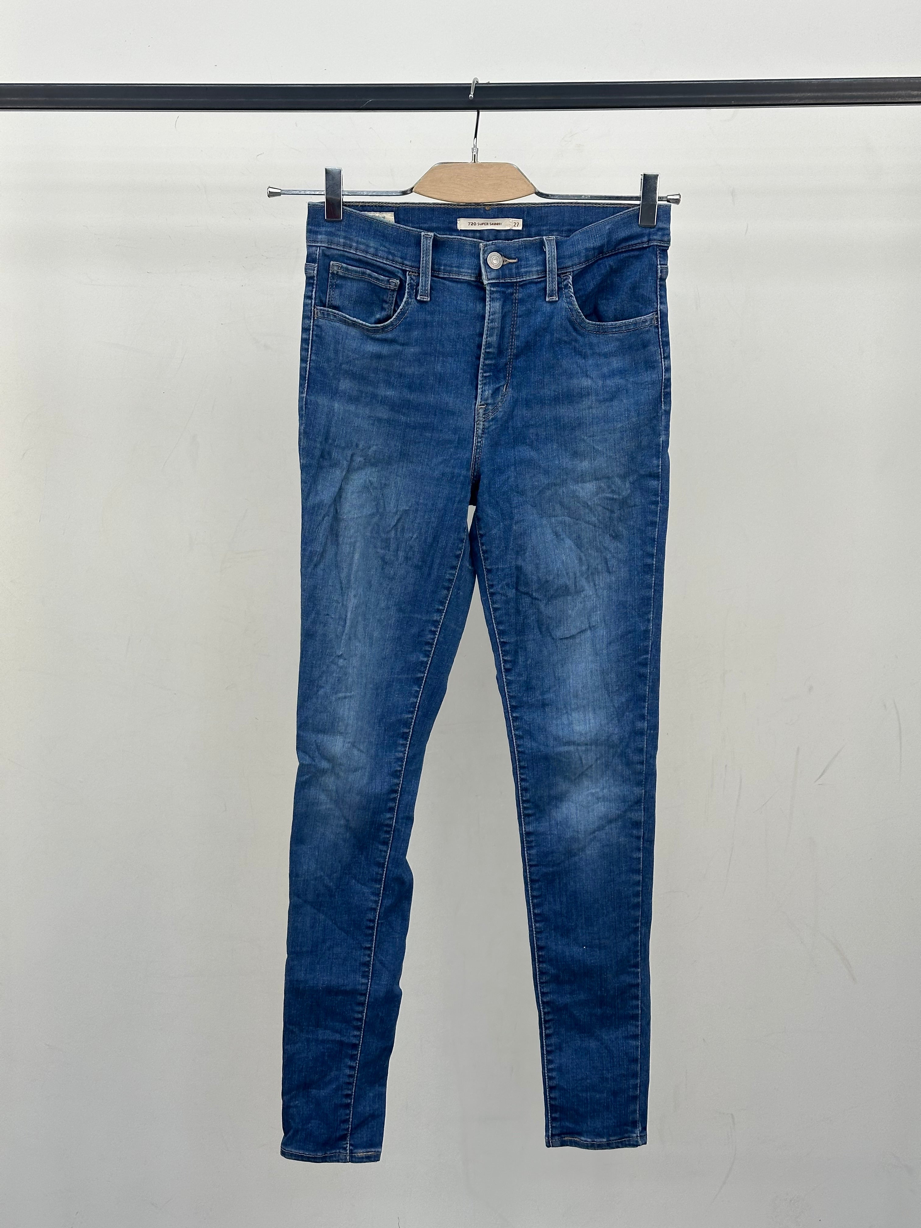LEVI'S 720 SUPER SKINNY FIT TAGLIA: 41 ITA = W27 L30