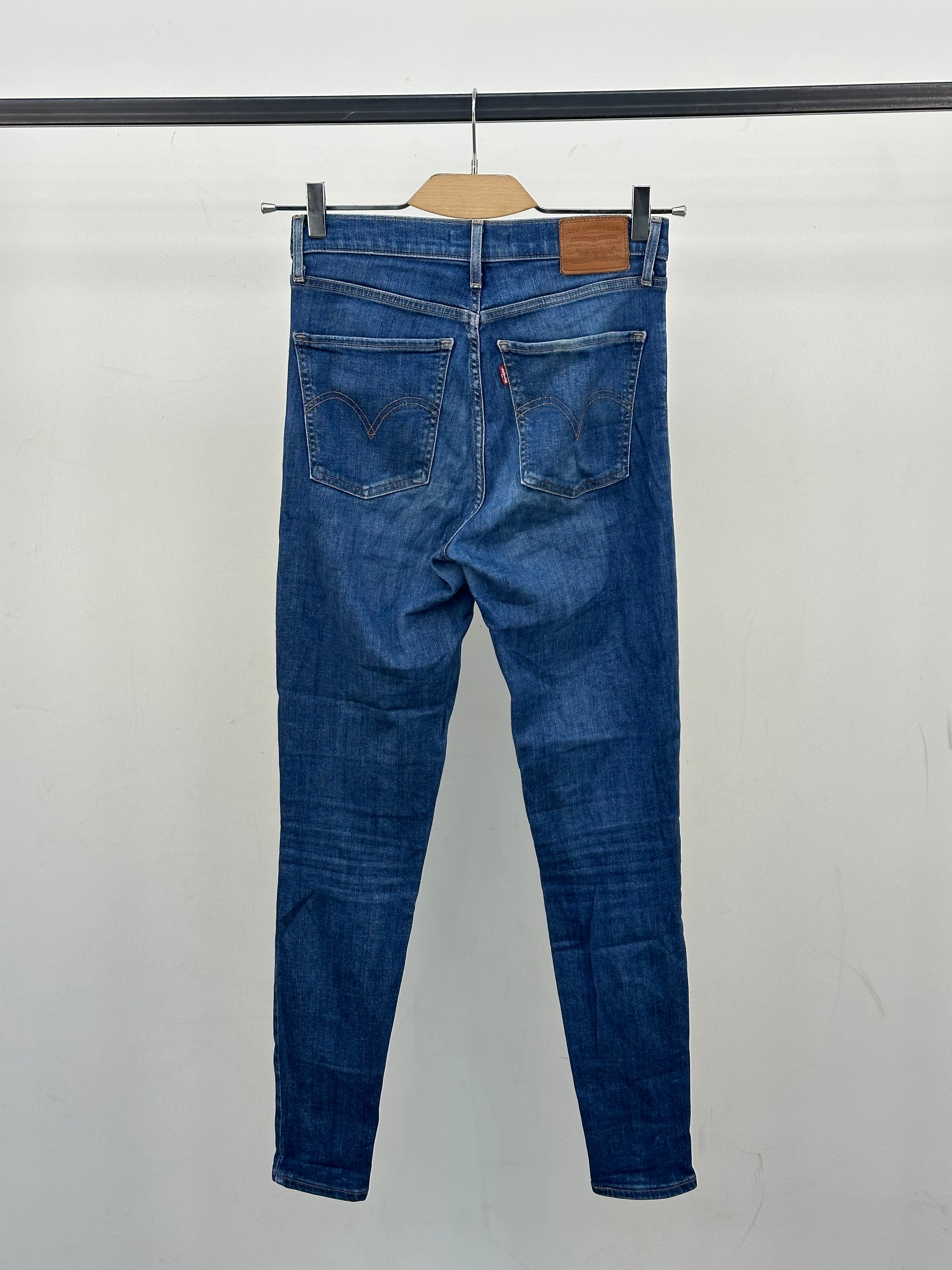 LEVI'S MILE HIGH RISE SKINNY FIT TAGLIA: 42 ITA = W28 L30