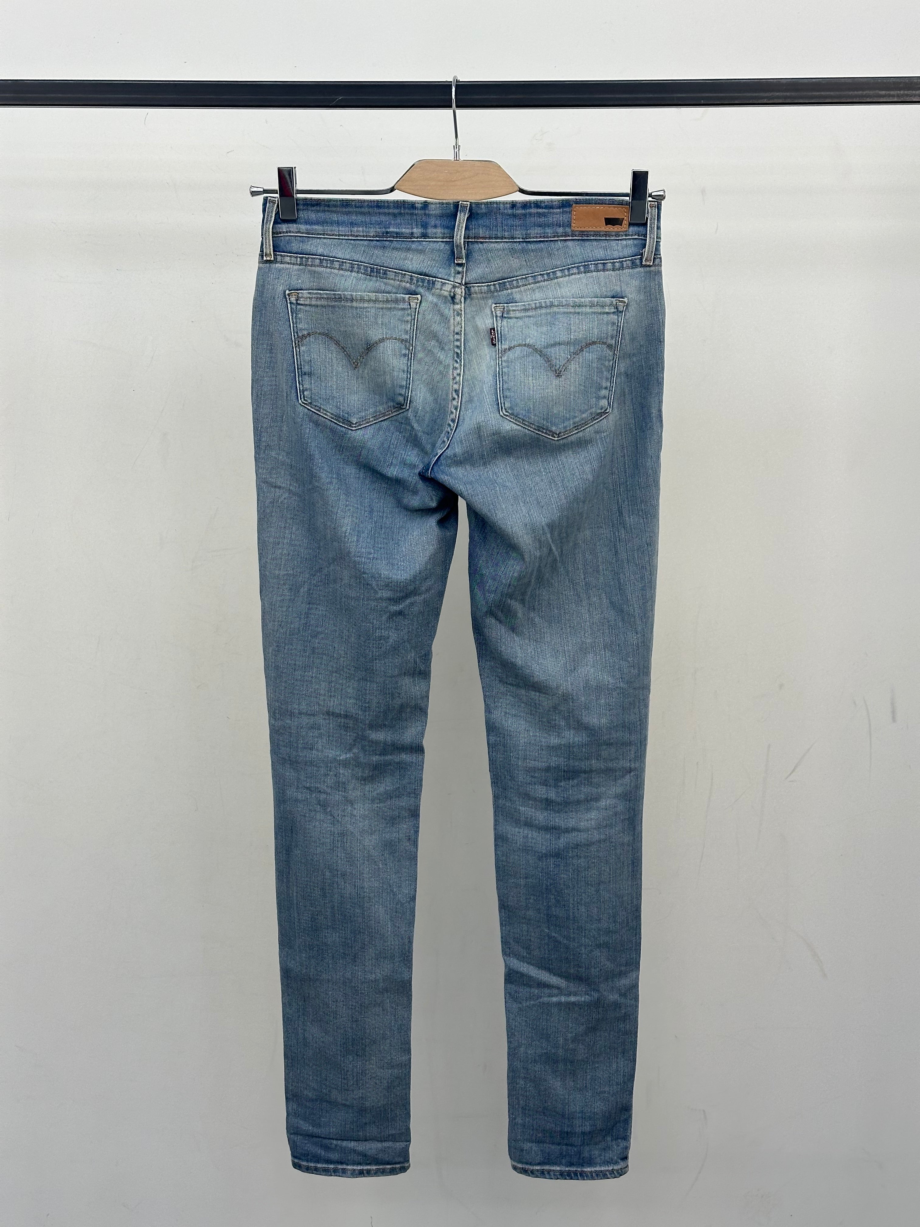 LEVI'S MID RISE SKINNY FIT TAGLIA: 41 ITA = W27 L34