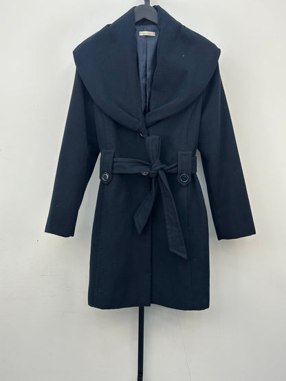 CAPPOTTO IN LANA CONBIPEL DONNA TAGLIA: 48