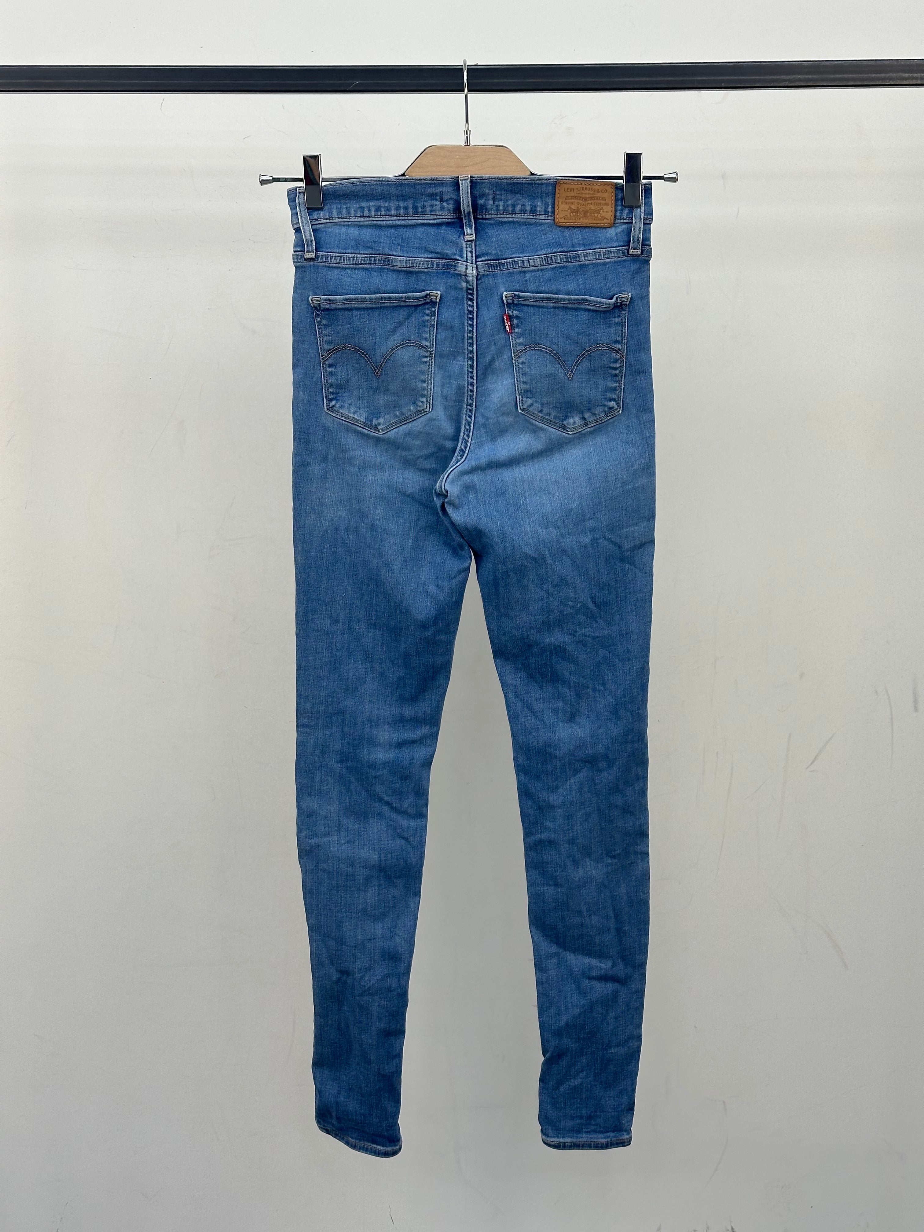 LEVI'S 720 HIGH RISE SUPER SKINNY TAGLIA: 41 ITA = W27 L32