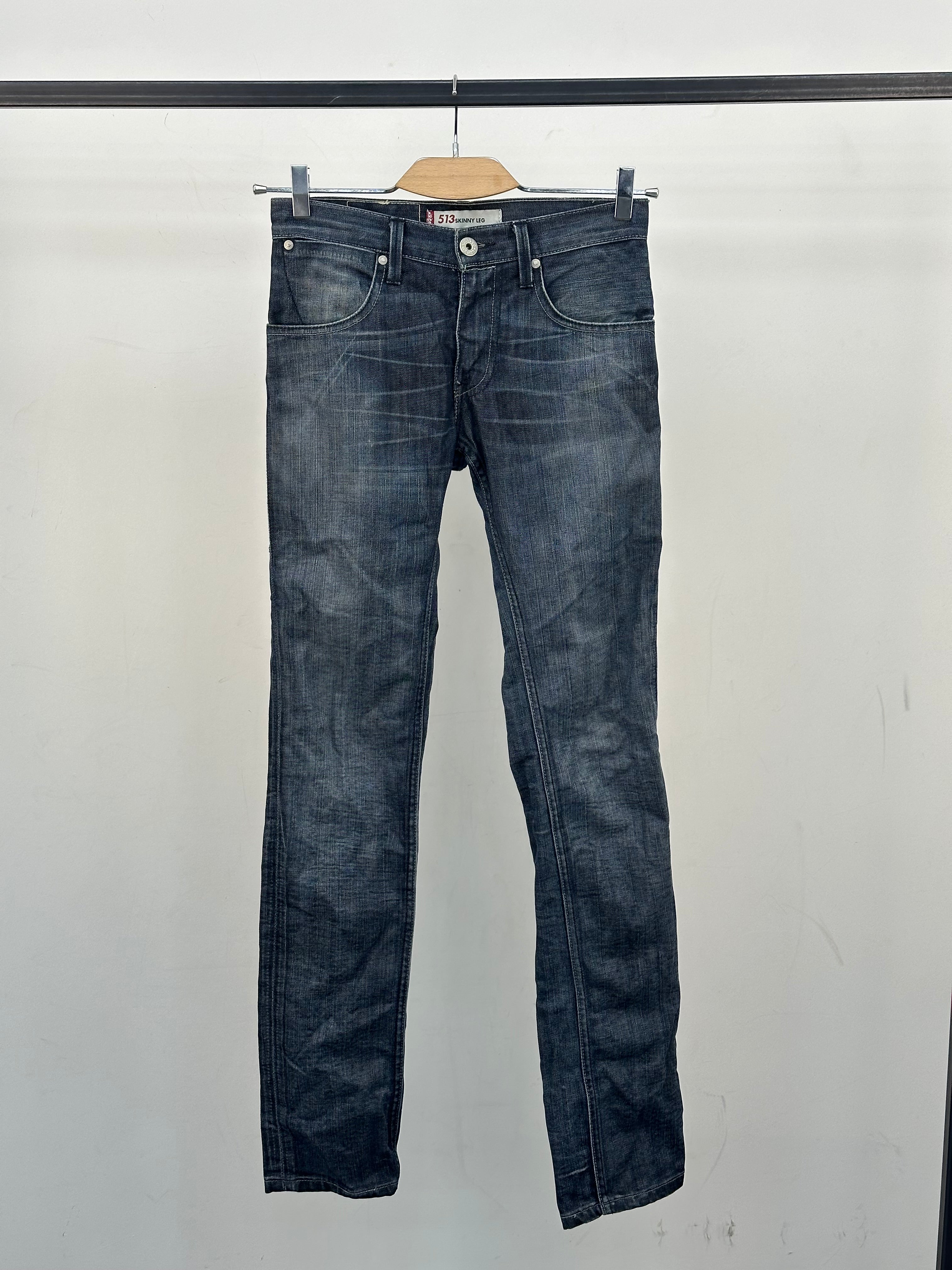 LEVI'S 513 SKINNY LEG FIT: 42 ITA = W28 L34