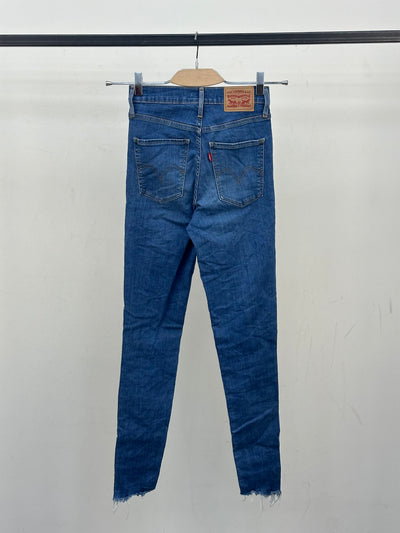 LEVI'S MILE HIGH SUPER SKINNY FIT TAGLIA: 39 ITA = W25 L32