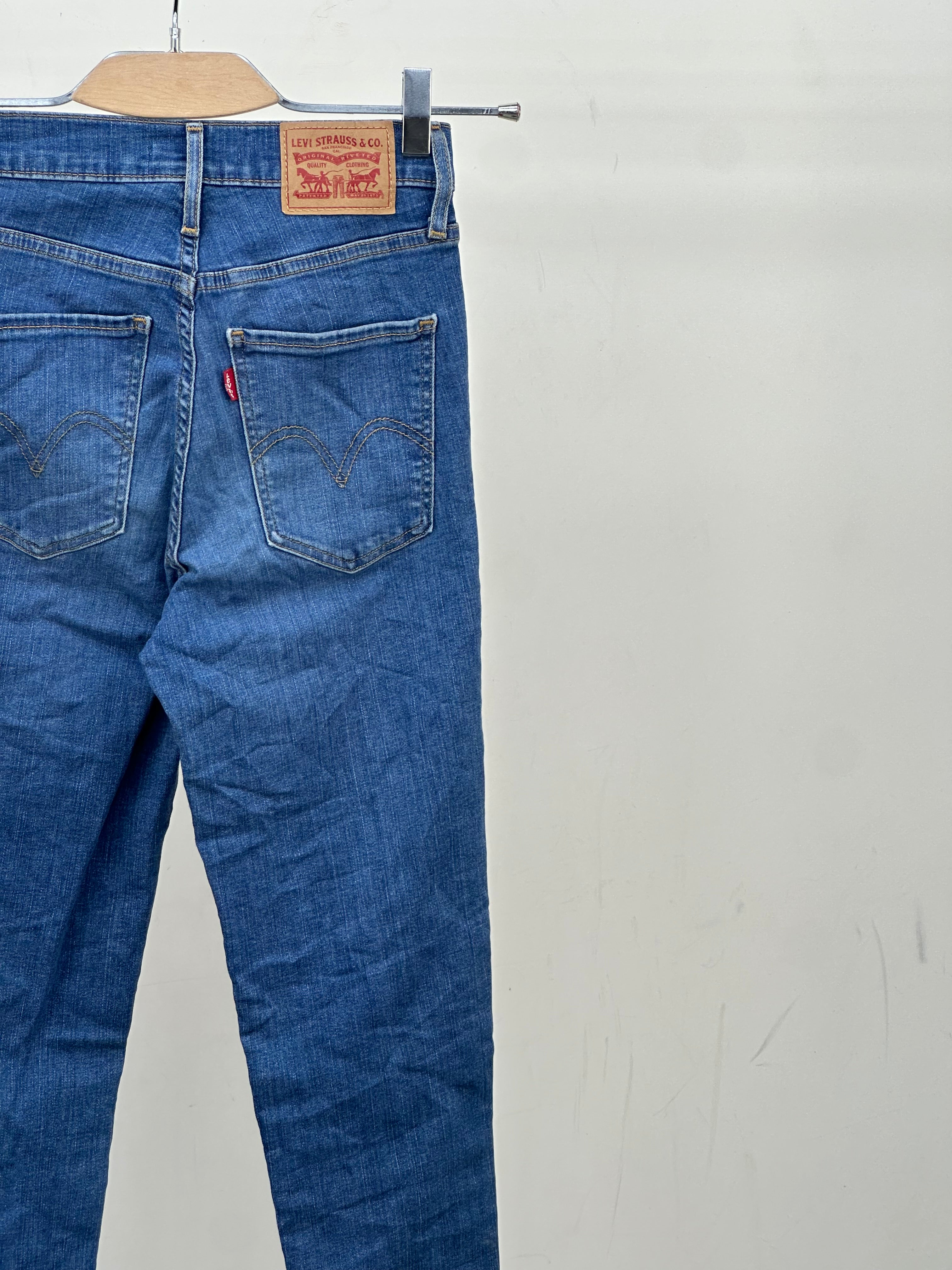 LEVI'S MILE HIGH SUPER SKINNY FIT TAGLIA: 39 ITA = W25 L32