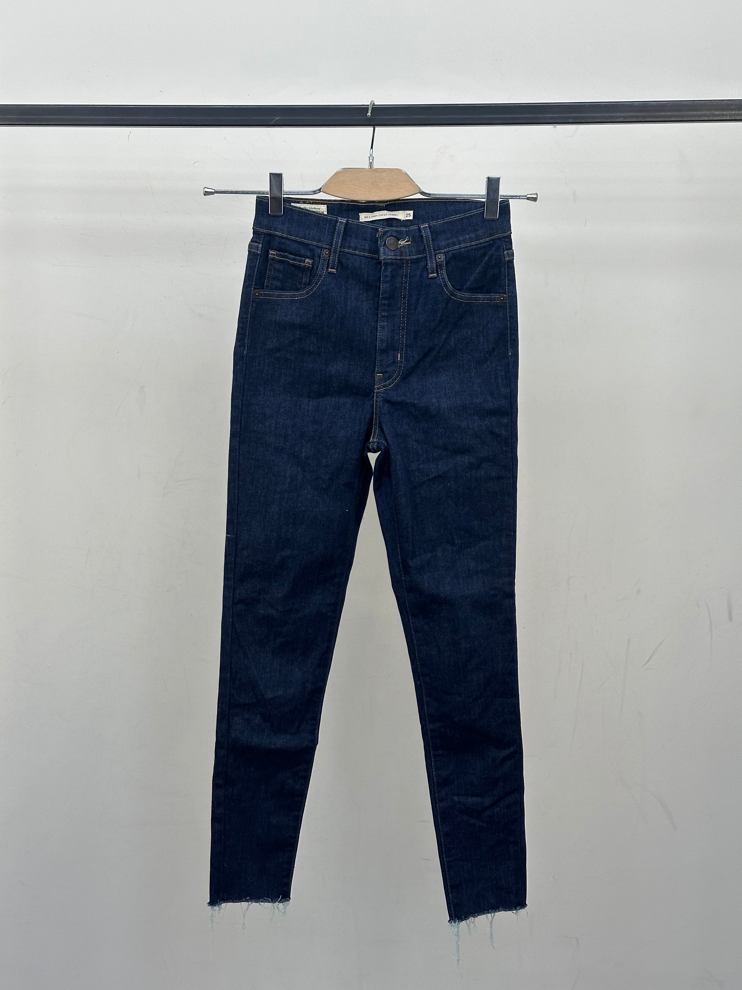 LEVI'S MILE HIGH SUPER SKINNY FIT TAGLIA: 39 ITA = W25 L30