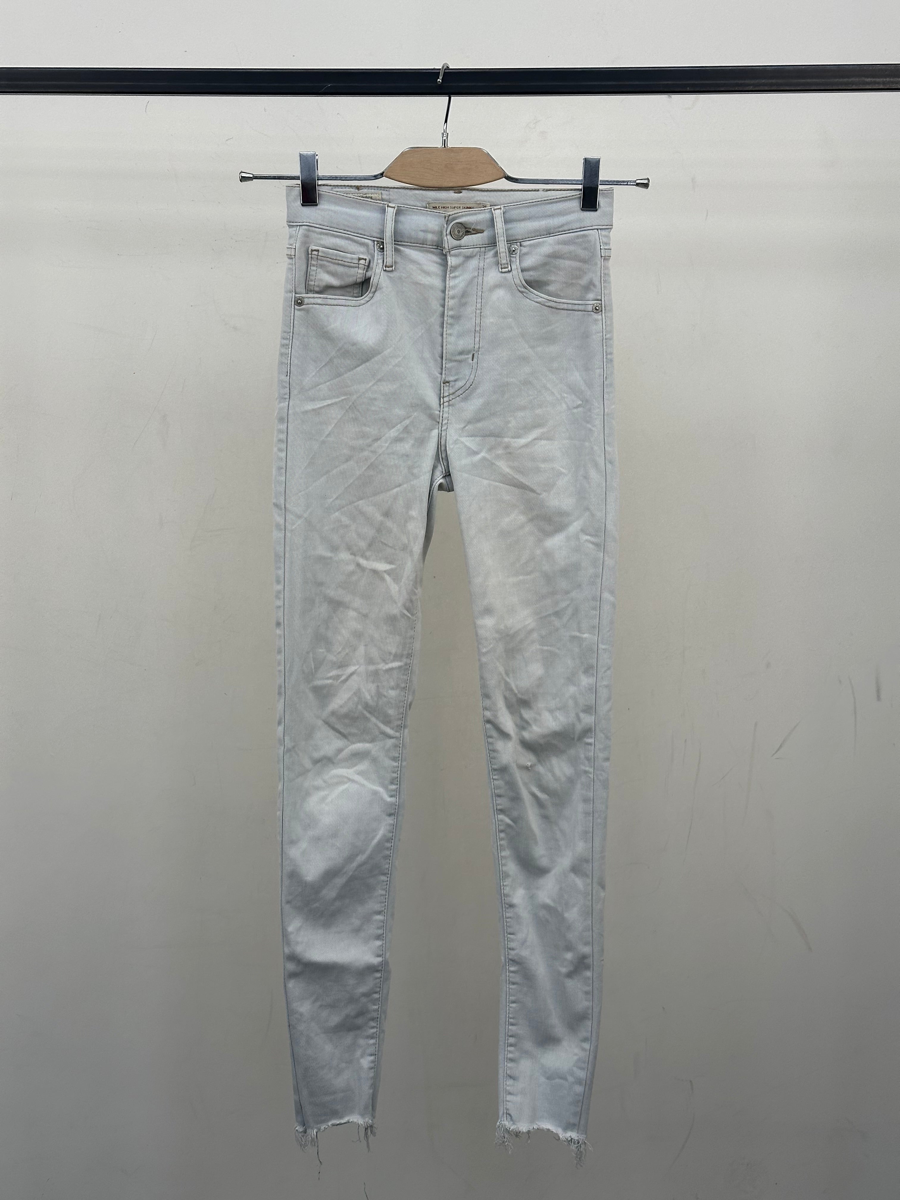 LEVI'S MILE HIGH SUPER SKINNY FIT TAGLIA: 39 ITA = W25 L30