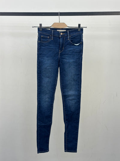 LEVI'S 720 HIGH RISE SUPER SKINNY FIT TAGLIA: 39 ITA = W25 L30