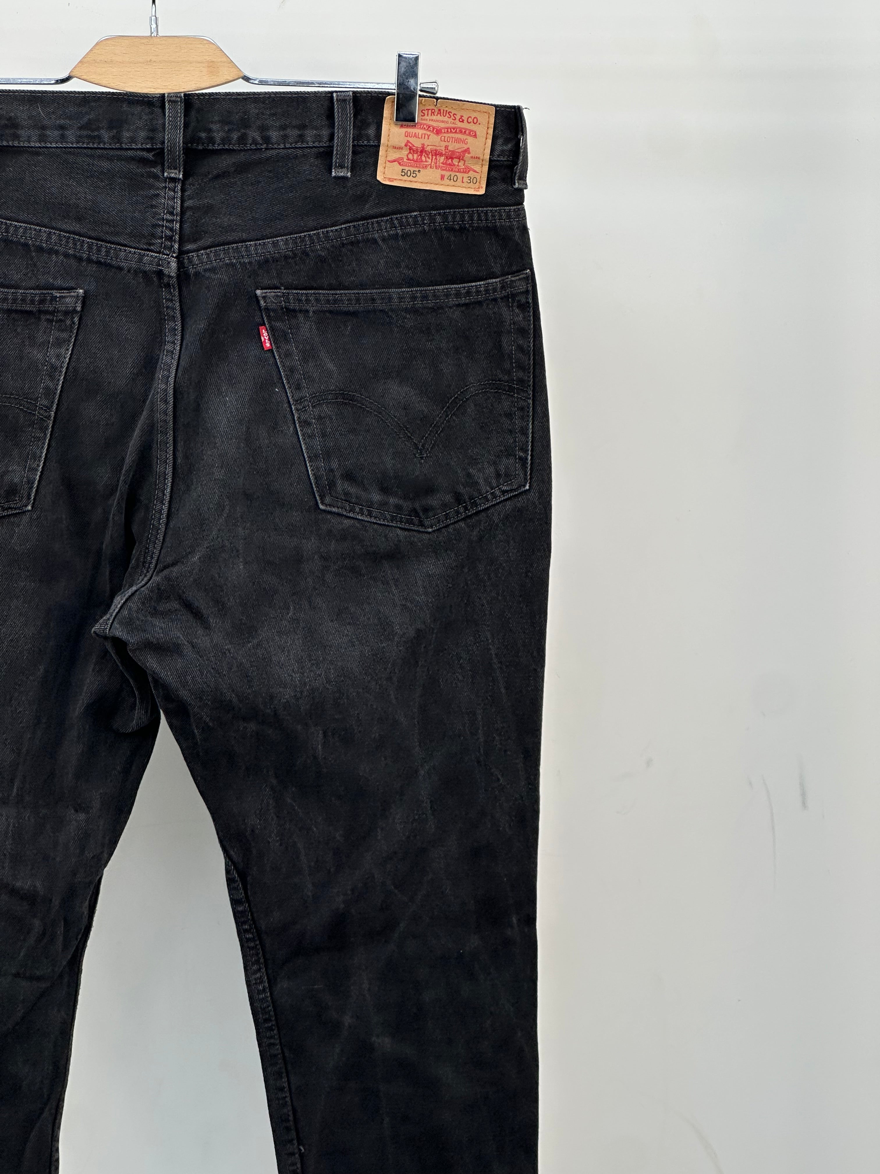 LEVI'S 505 STRAIGHT FIT TAGLIA: 54 ITA = W40 L30