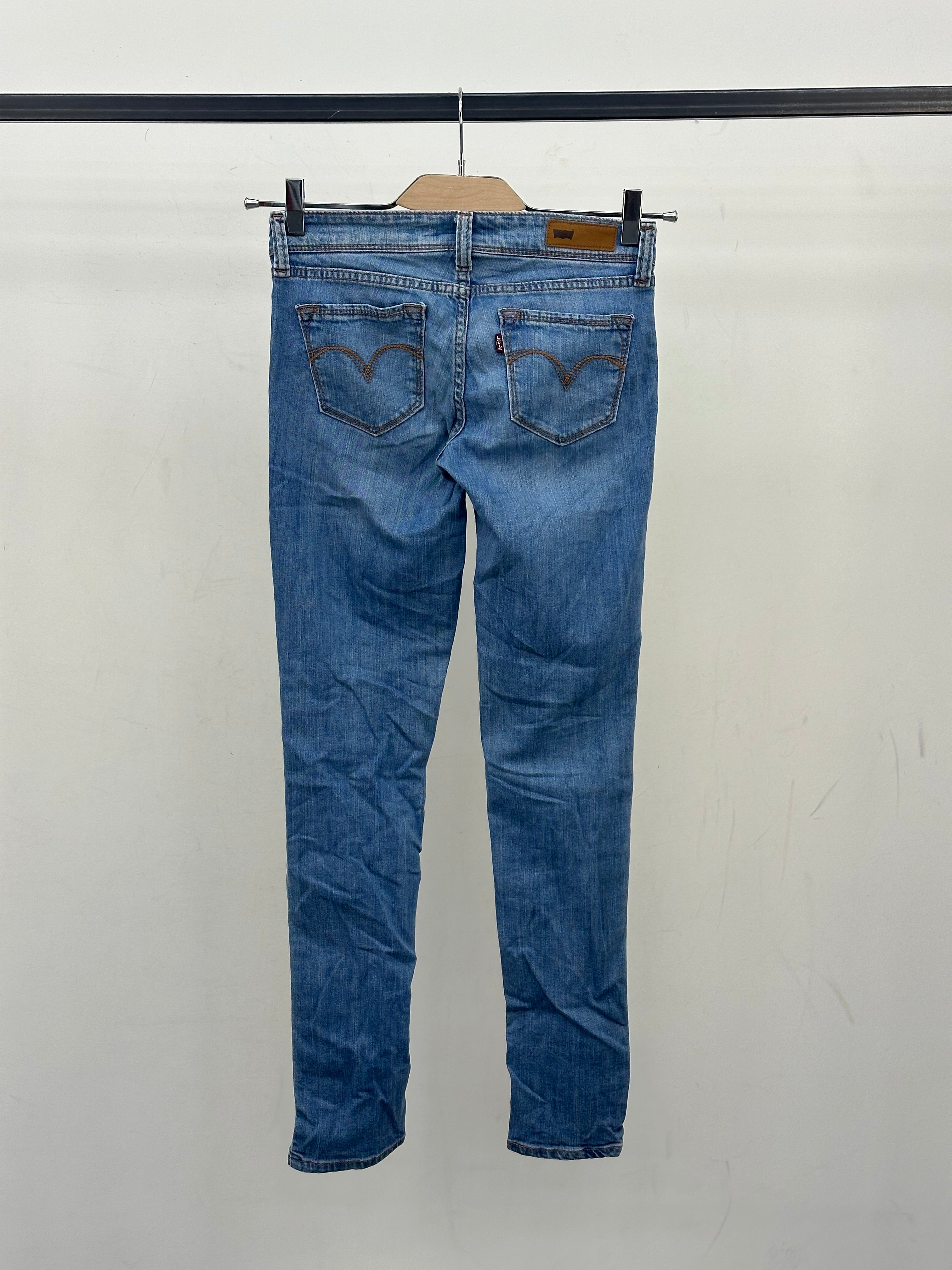 LEVI'S LOW RISE SKINNY FIT TAGLIA: 39 ITA = W25 L32