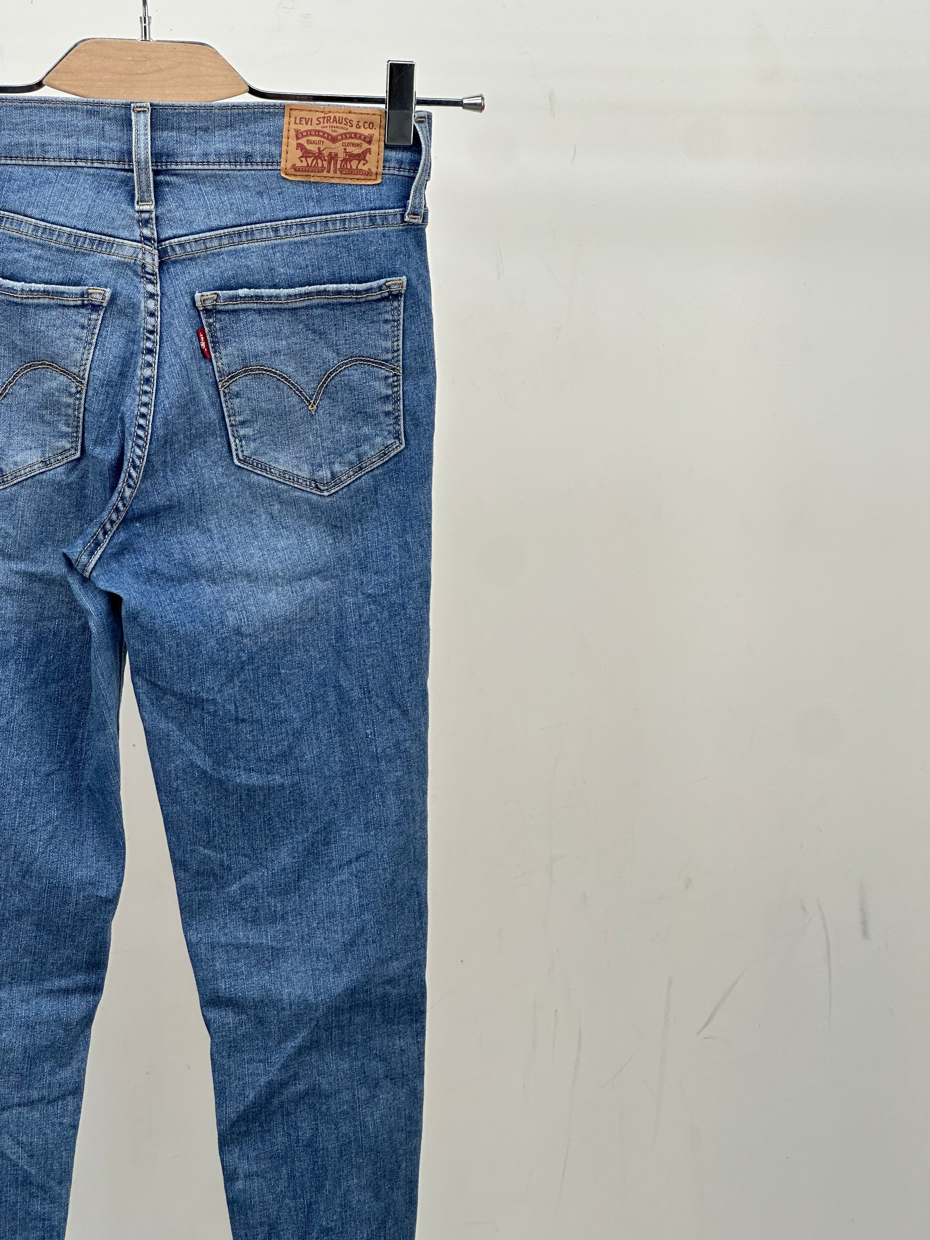 LEVI'S 720 HIGH RISE SUPER SKINNY FIT TAGLIA: 39 ITA = W25 L28