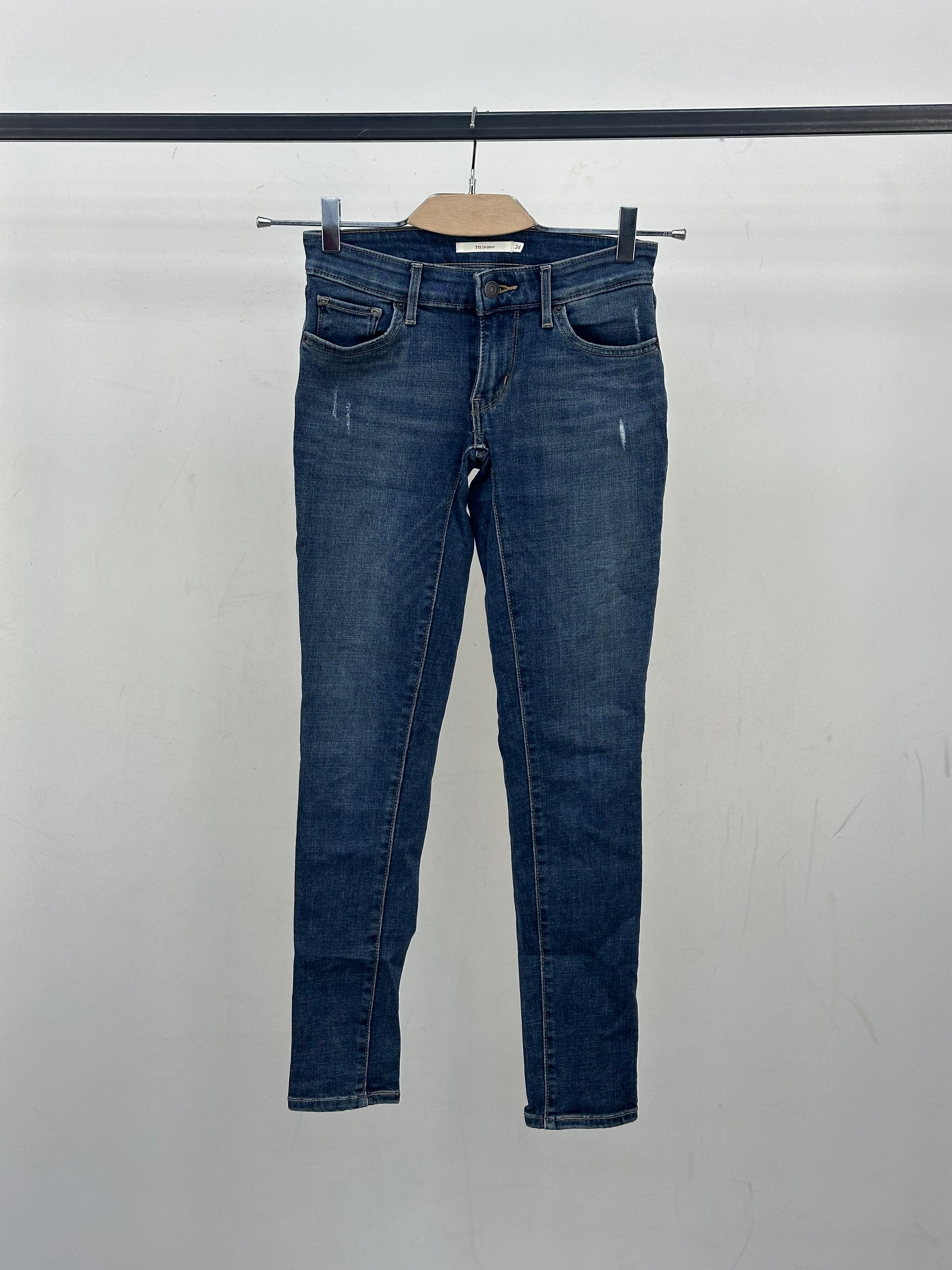 LEVI'S 711 SKINNY FIT TAGLIA: 38 ITA = W24 L30
