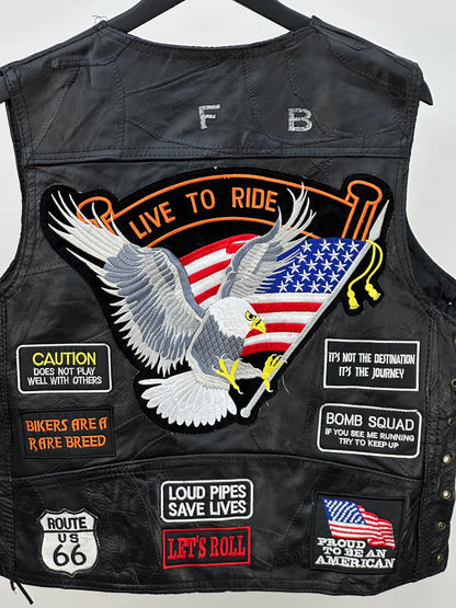 GILET IN VERA PELLE TAGLIA: M
