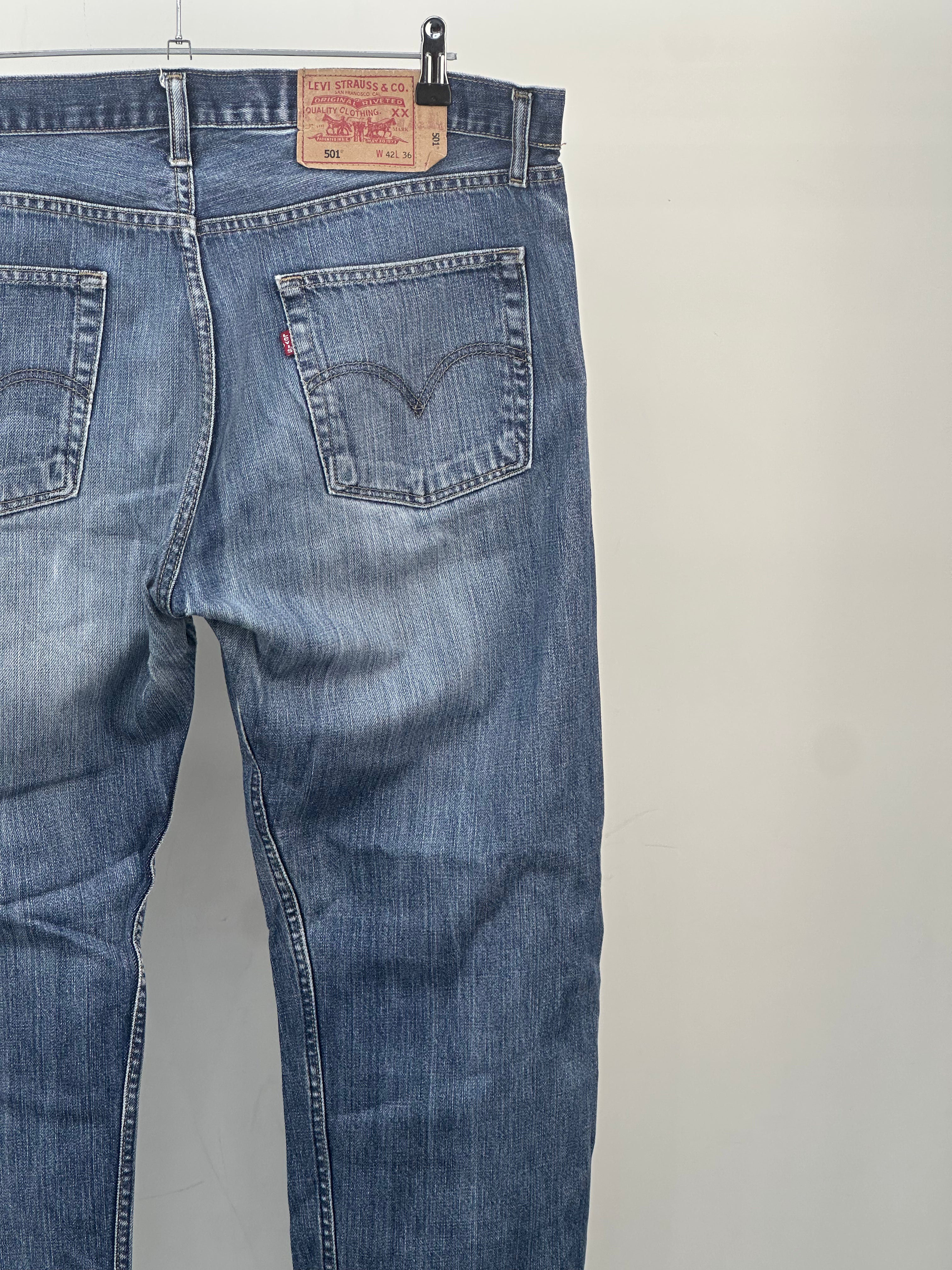 LEVI'S 501 TAGLIA: 56 ITA = W42 L36