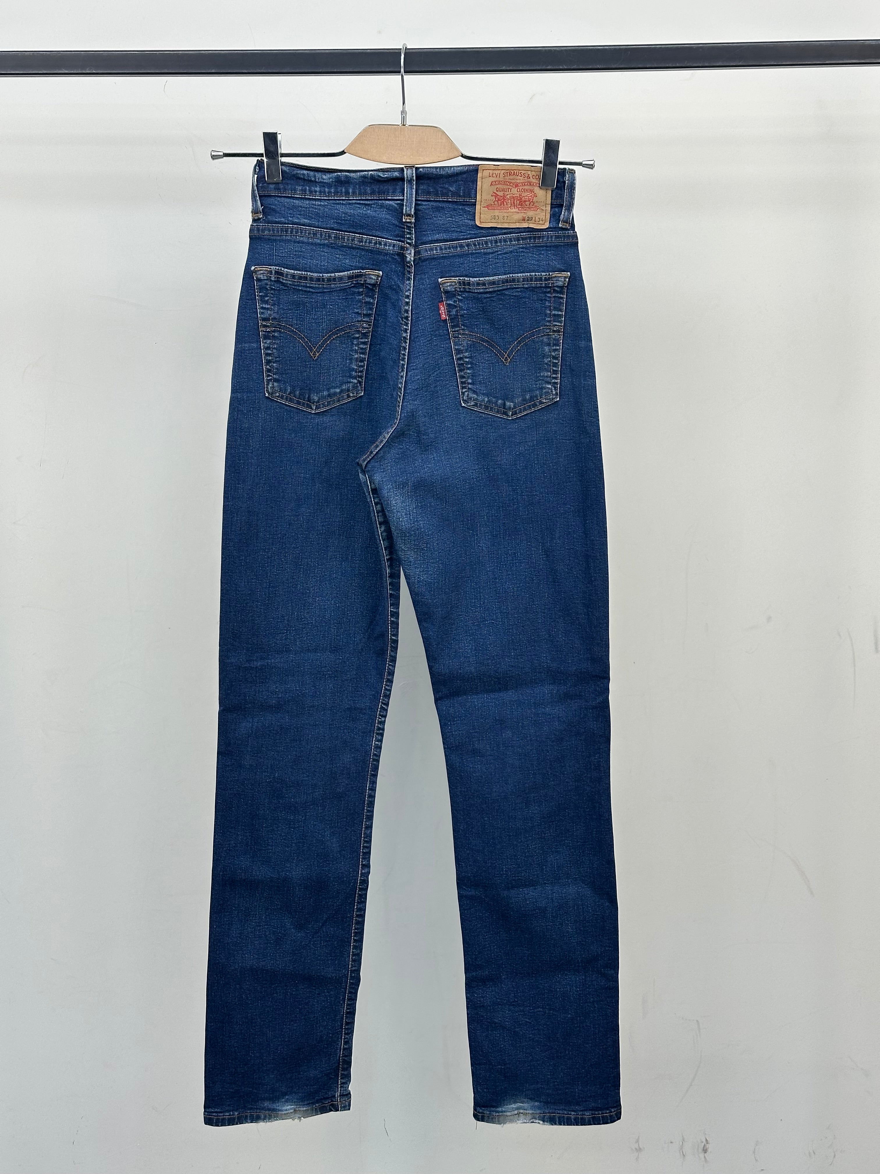LEVI'S 583 STRAIGHT FIT TAGLIA: 43 ITA = W29 L34
