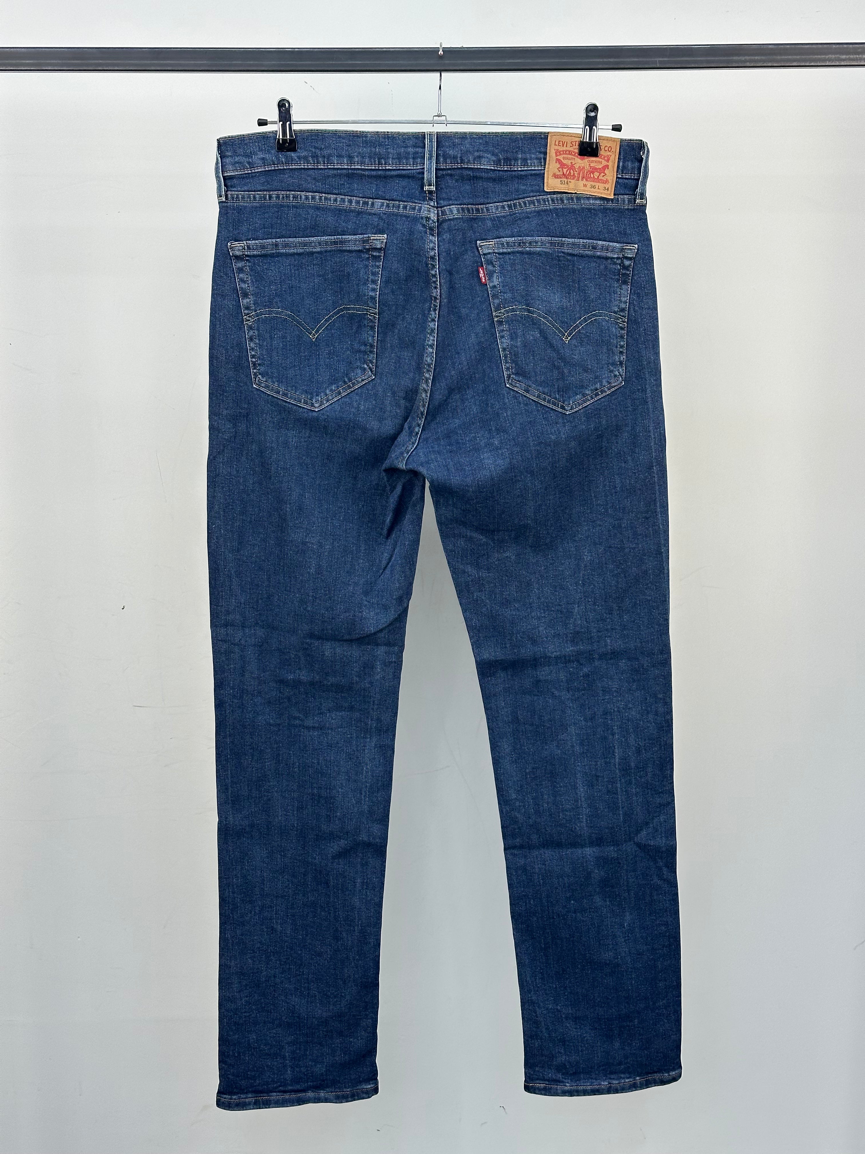LEVI'S 514 SLIM STRAIGHT FIT TAGLIA: 50 ITA = W36 L34