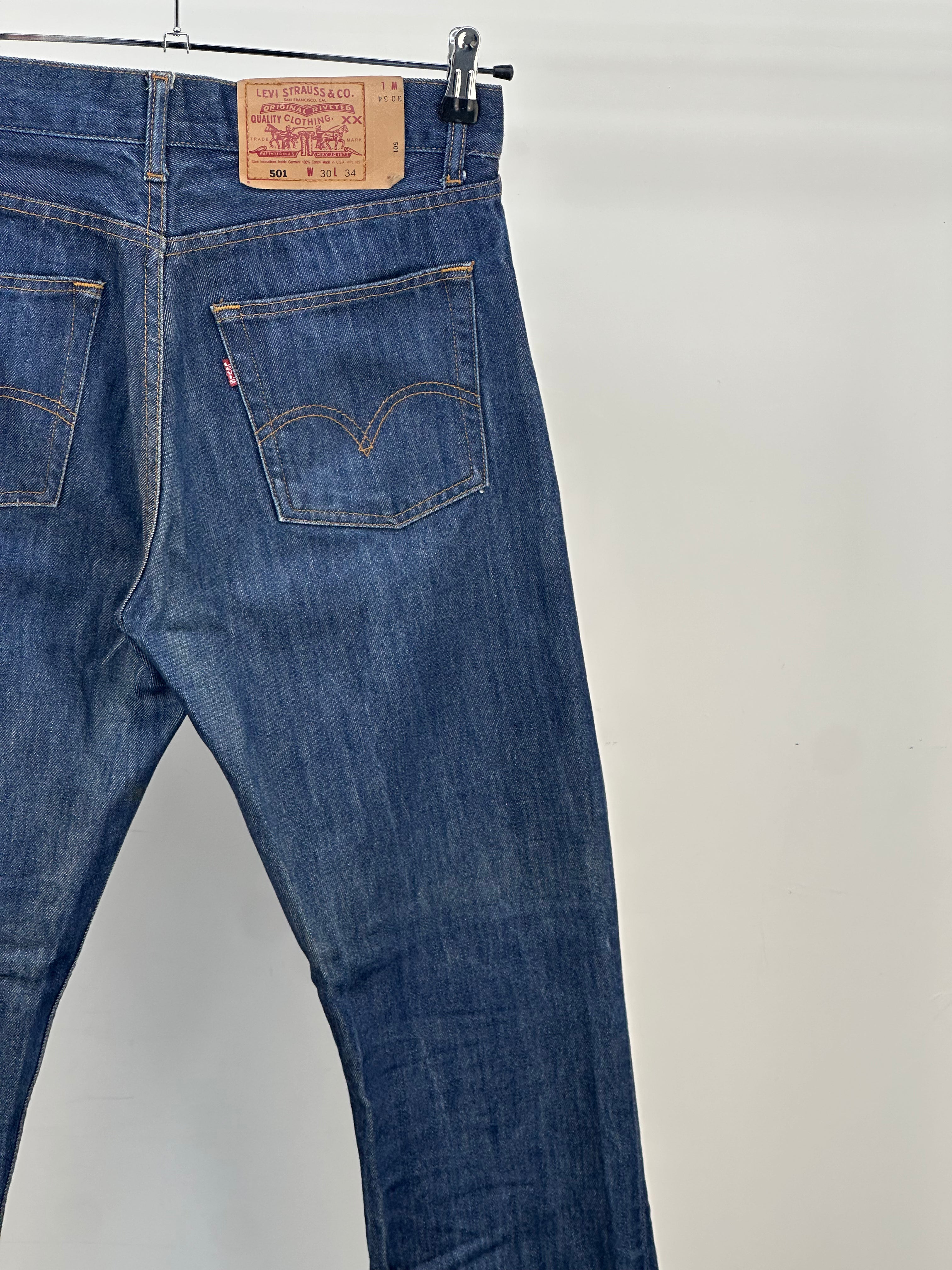 LEVI'S 501 TAGLIA : 44 ITA = W30 L34