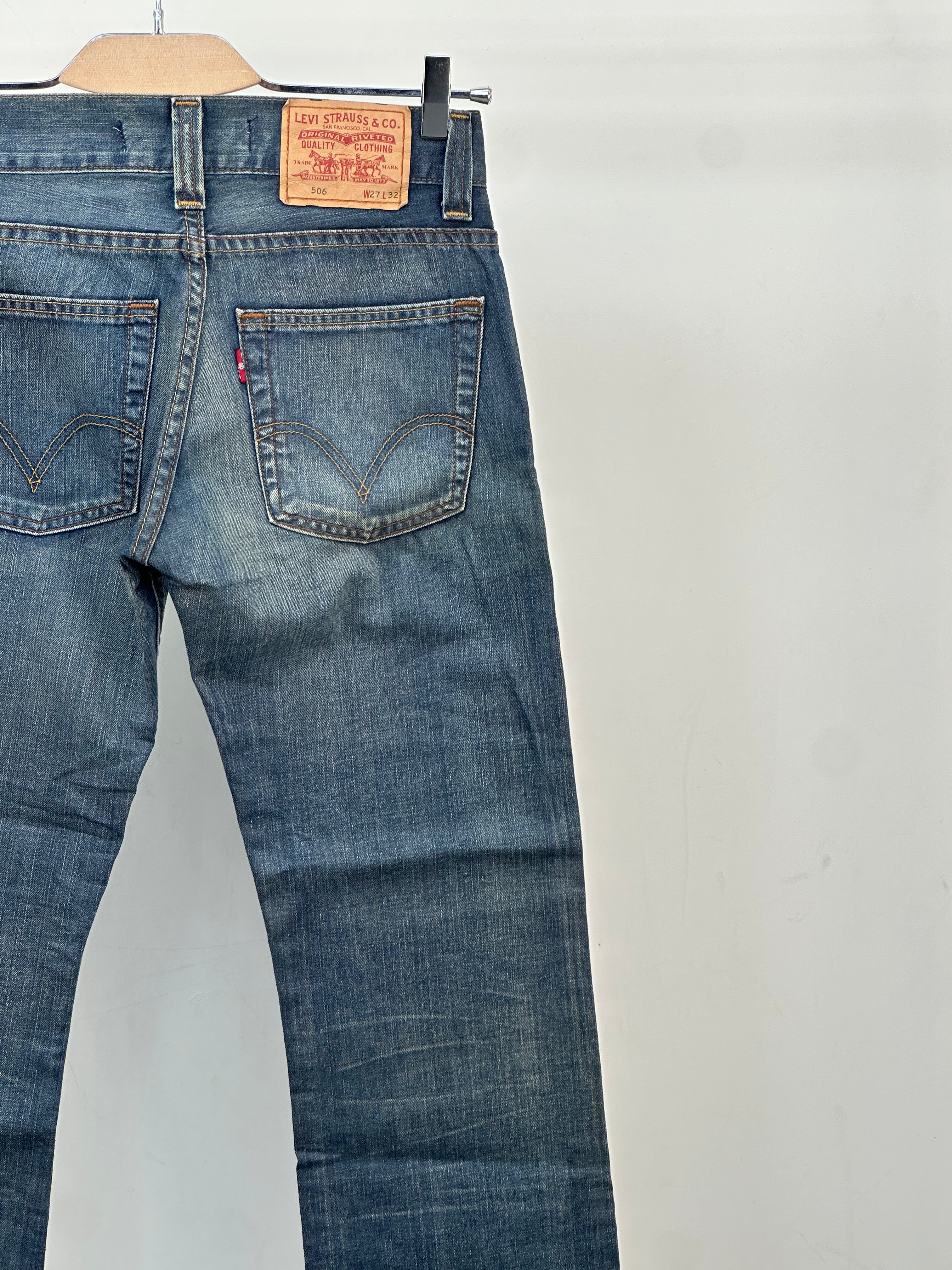 LEVI'S 506 BOOTCUT TAGLIA: 41 ITA = W27 L32