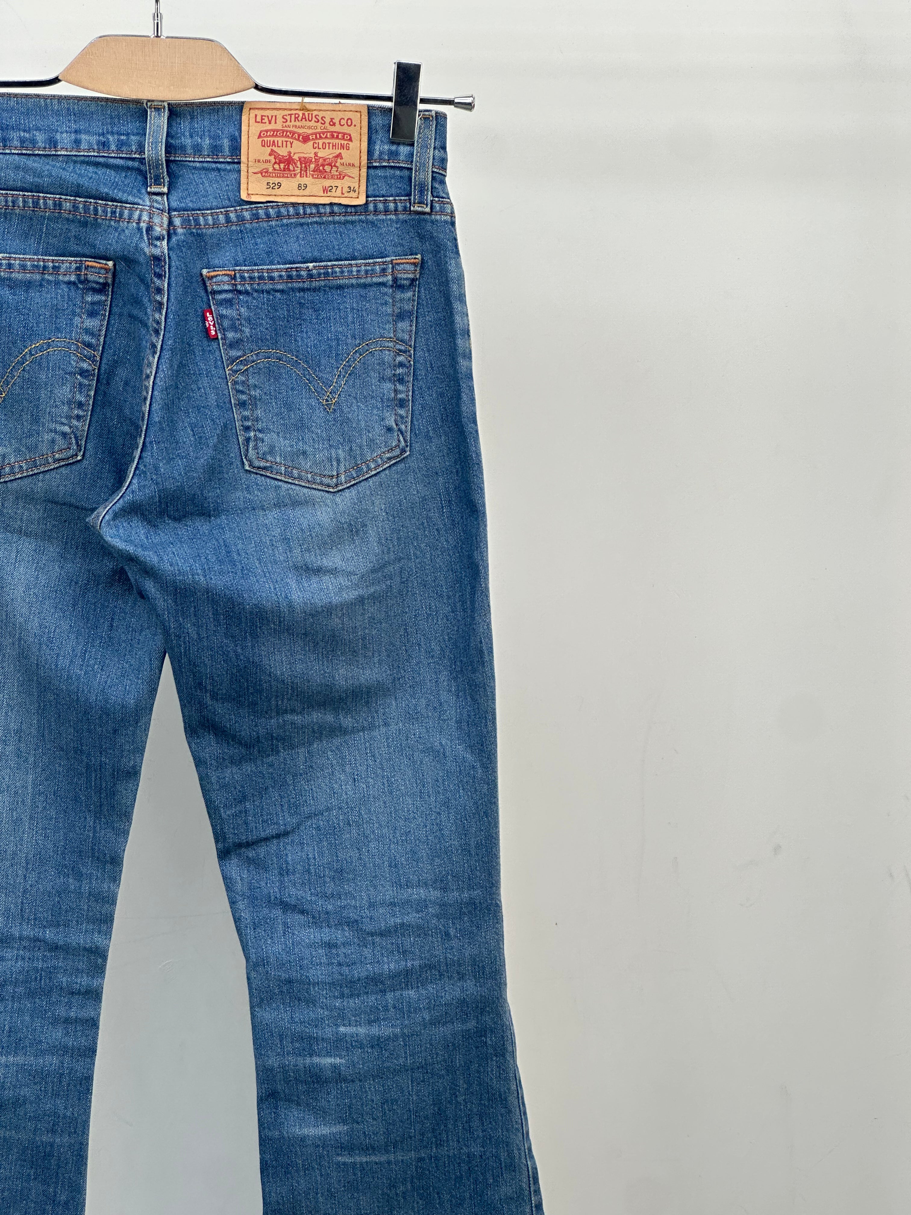 LEVI'S 529 89 BOOTCUT TAGLIA: 41 ITA = W27 L34