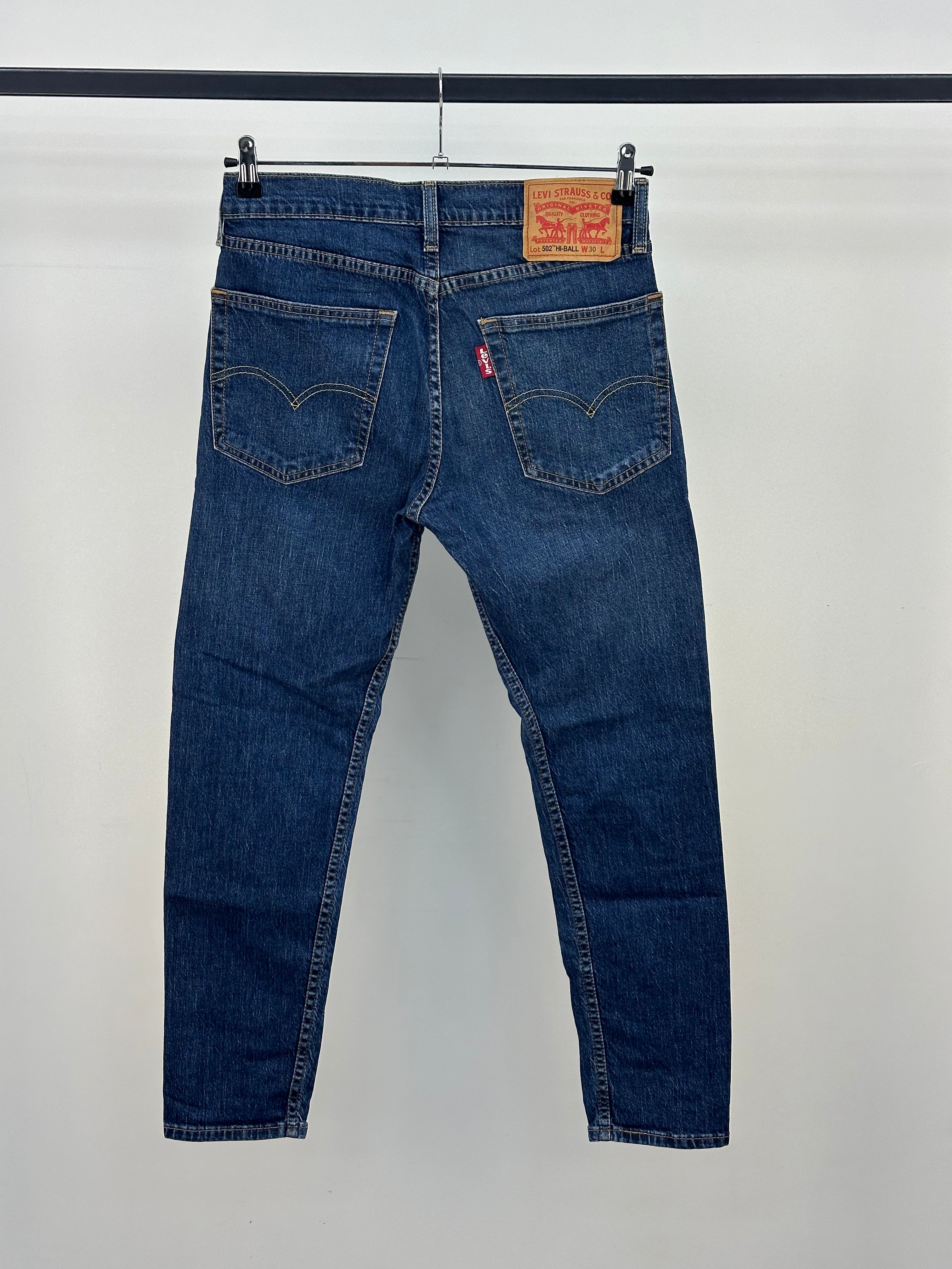 LEVI'S 502 HI-BALL SKINNY TAGLIA : 44 ITA = W30 L32