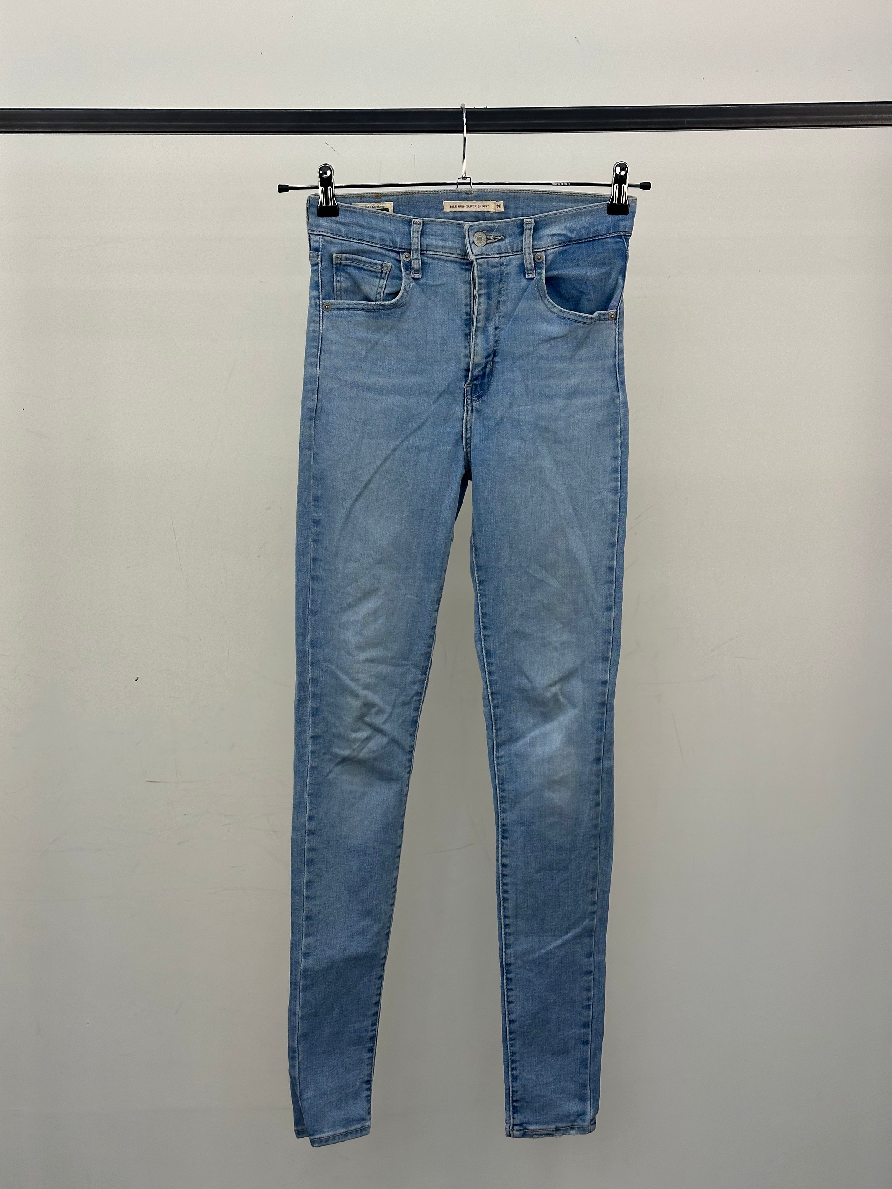 LEVI'S MILE HIGH SUPER SKINNY TAGLIA: 40 ITA = W26 L32