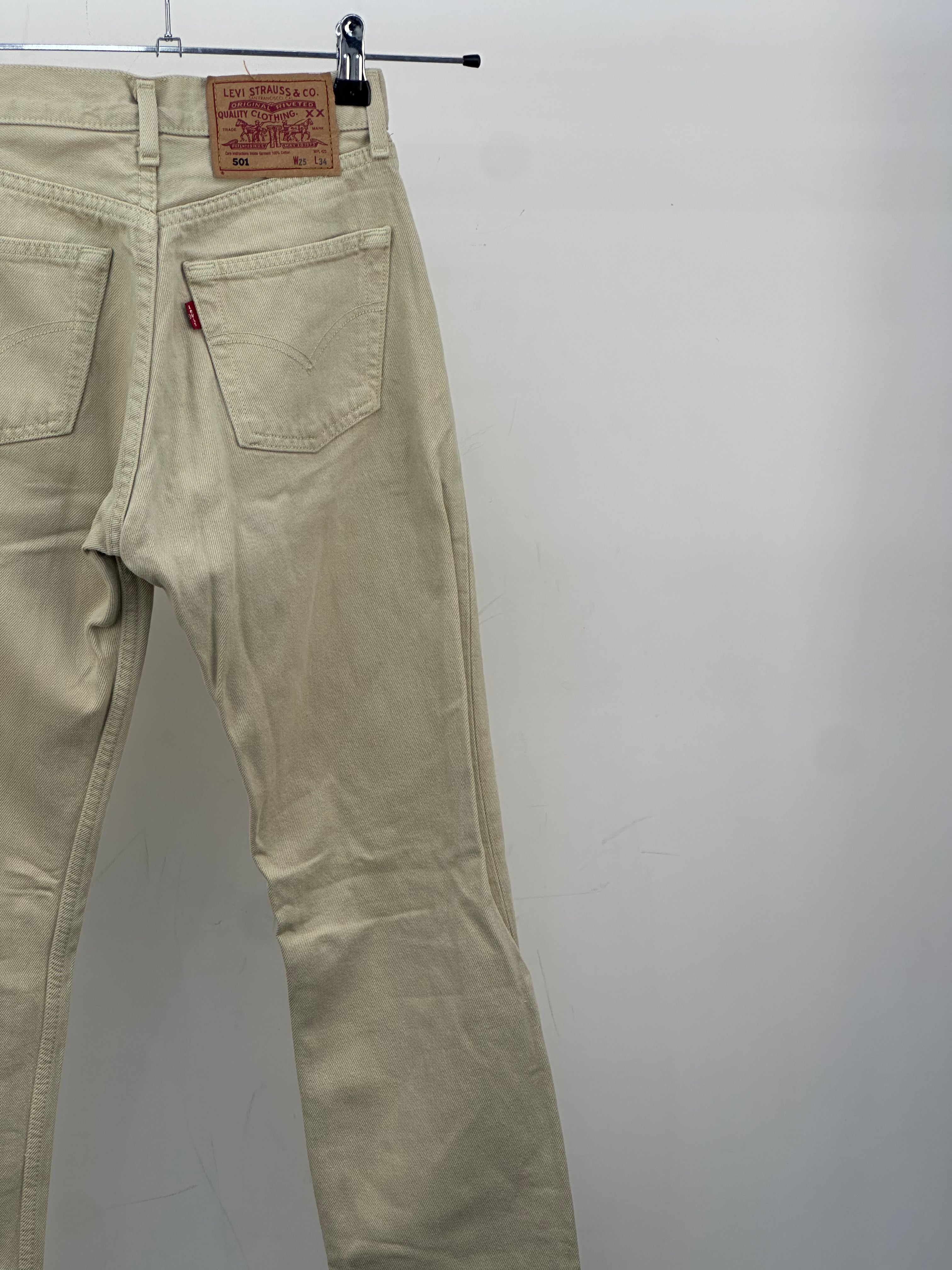 LEVI'S 501 TAGLIA: 39 ITA = W25 L34