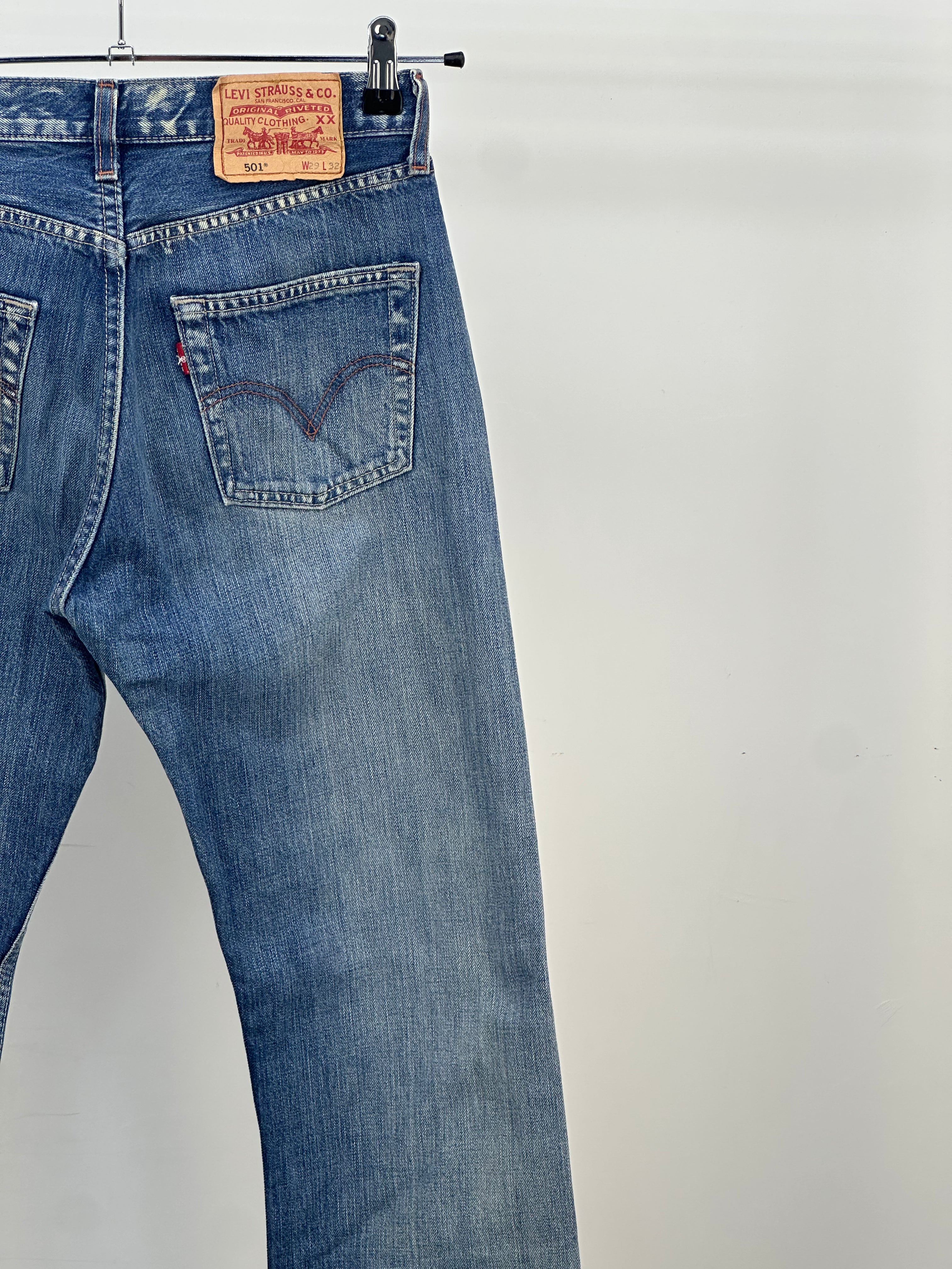 LEVI'S 501 TAGLIA : 43 ITA = W29 L32