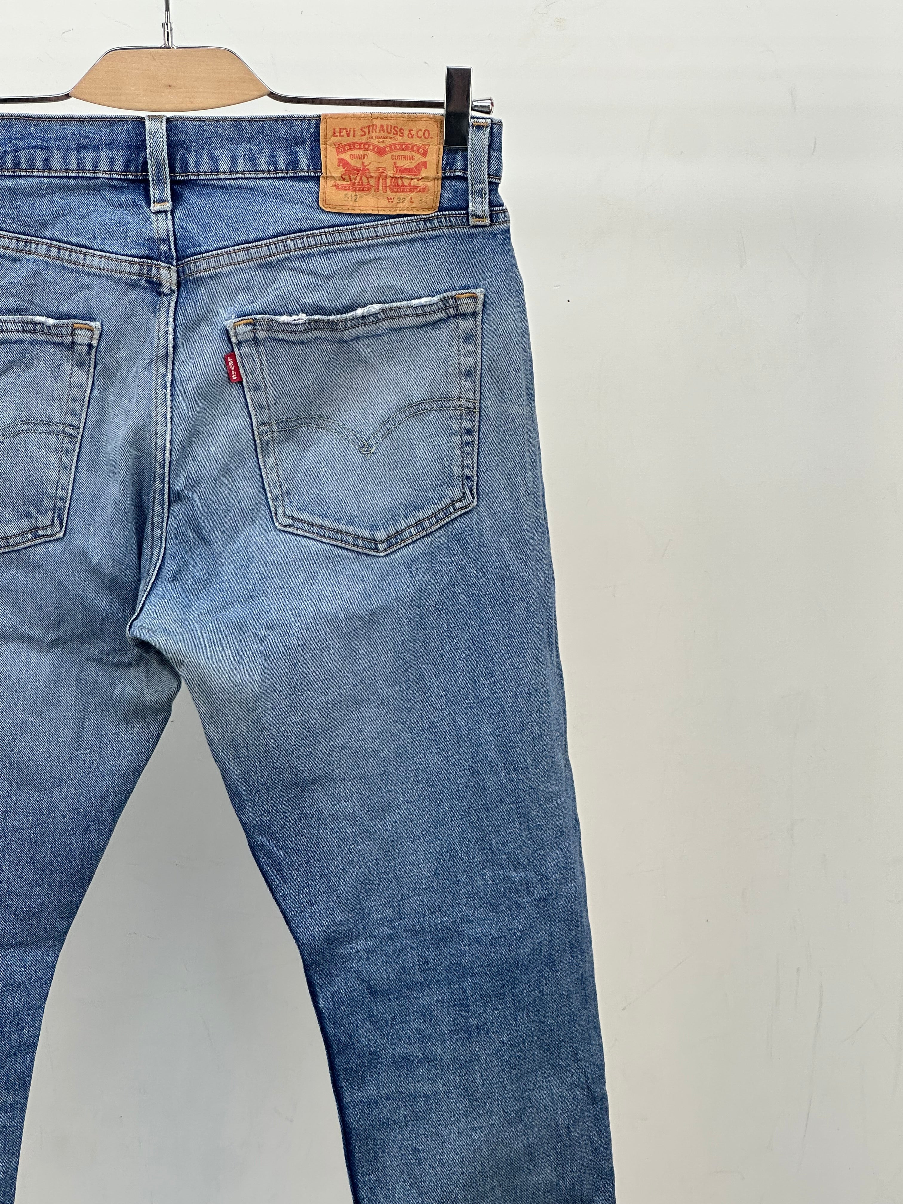 LEVI'S 512 SLIM FIT TAGLIA: 46 ITA = W32 L34