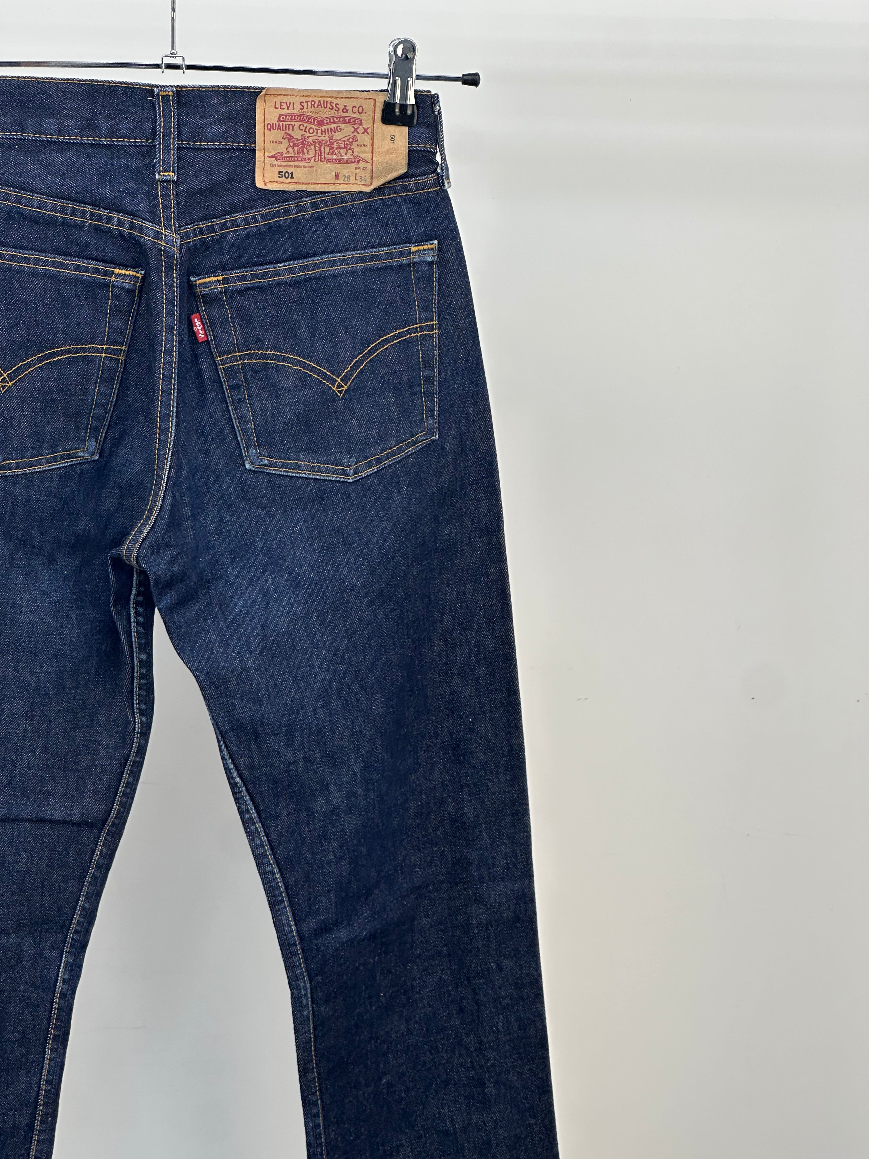 LEVI'S 501 TAGLIA : 42 ITA = W28 L34