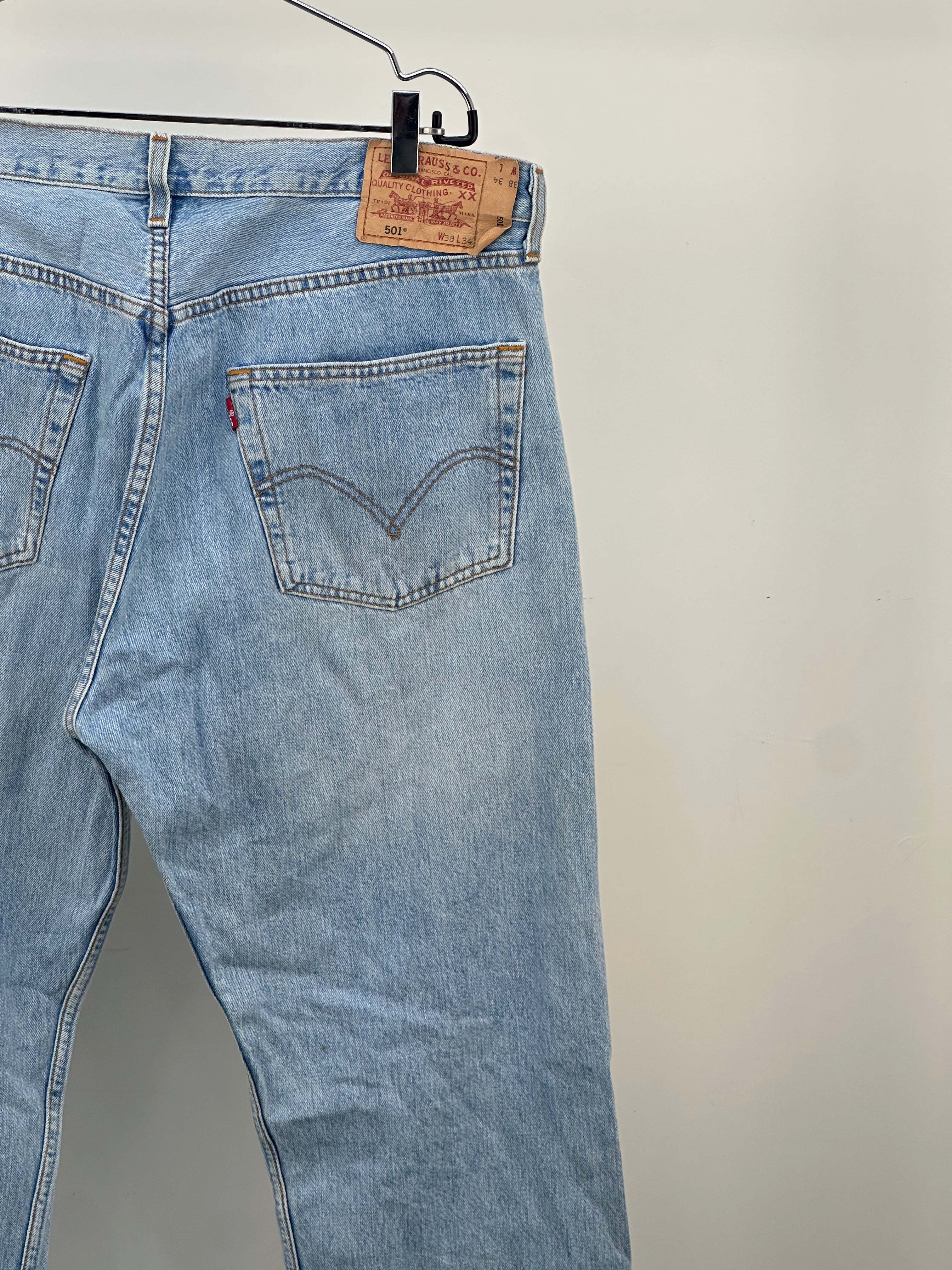 LEVI'S 501 TAGLIA: 52 = W38 L 34