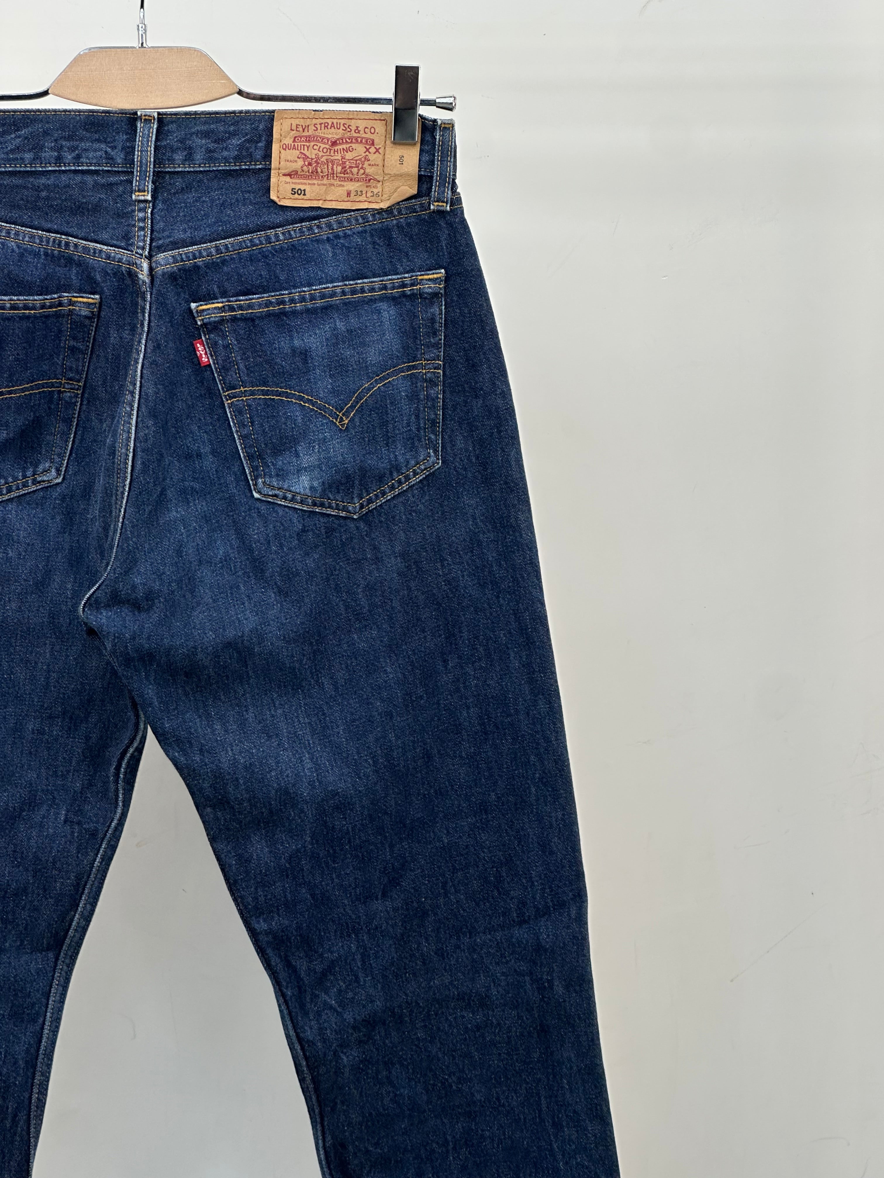LEVI'S 501 REGULAR FIT TAGLIA: 47 ITA = W33 L36