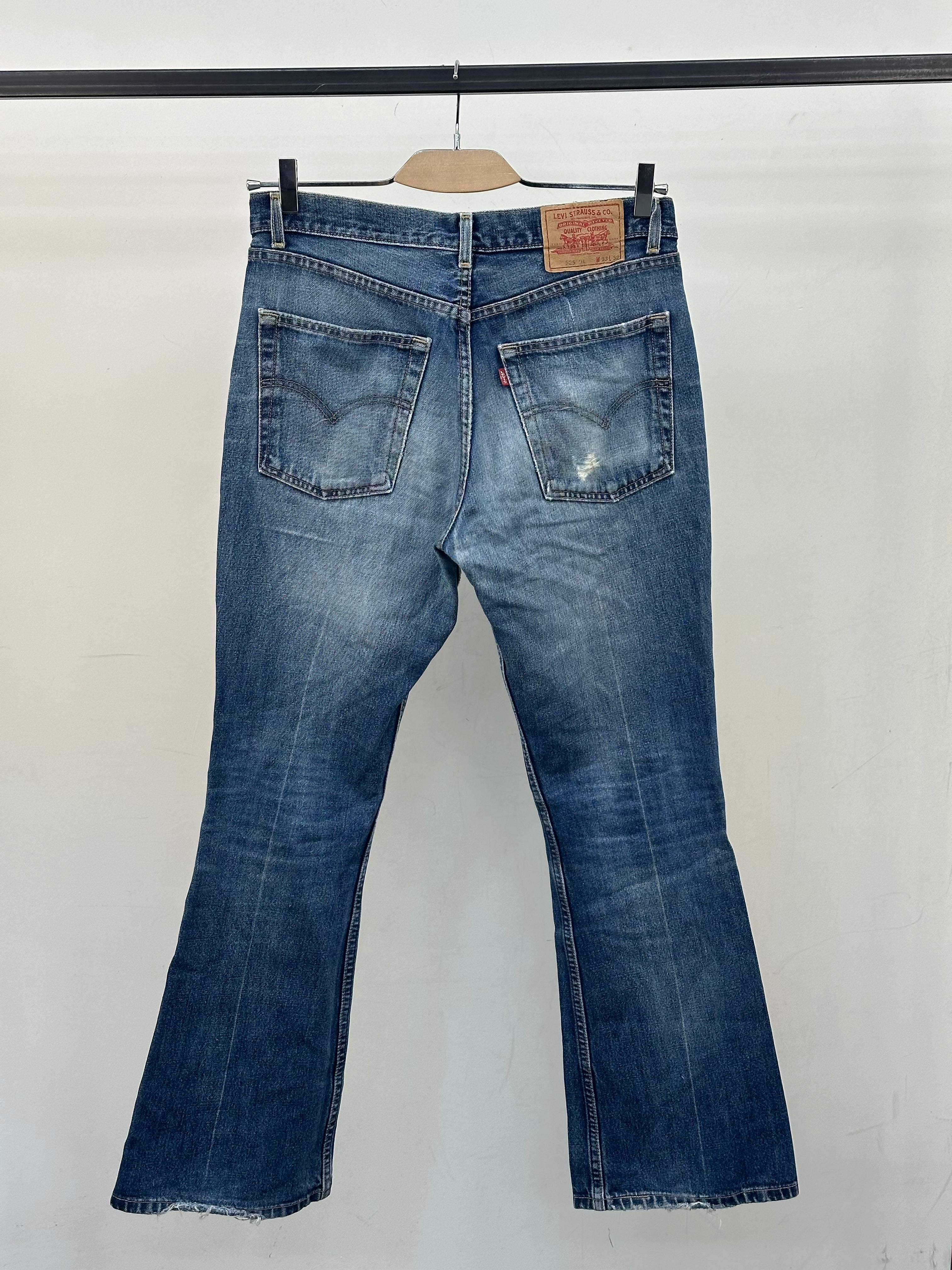 LEVI'S 525 BOOTCUT FIT TAGLIA: 47 ITA = W33 L32