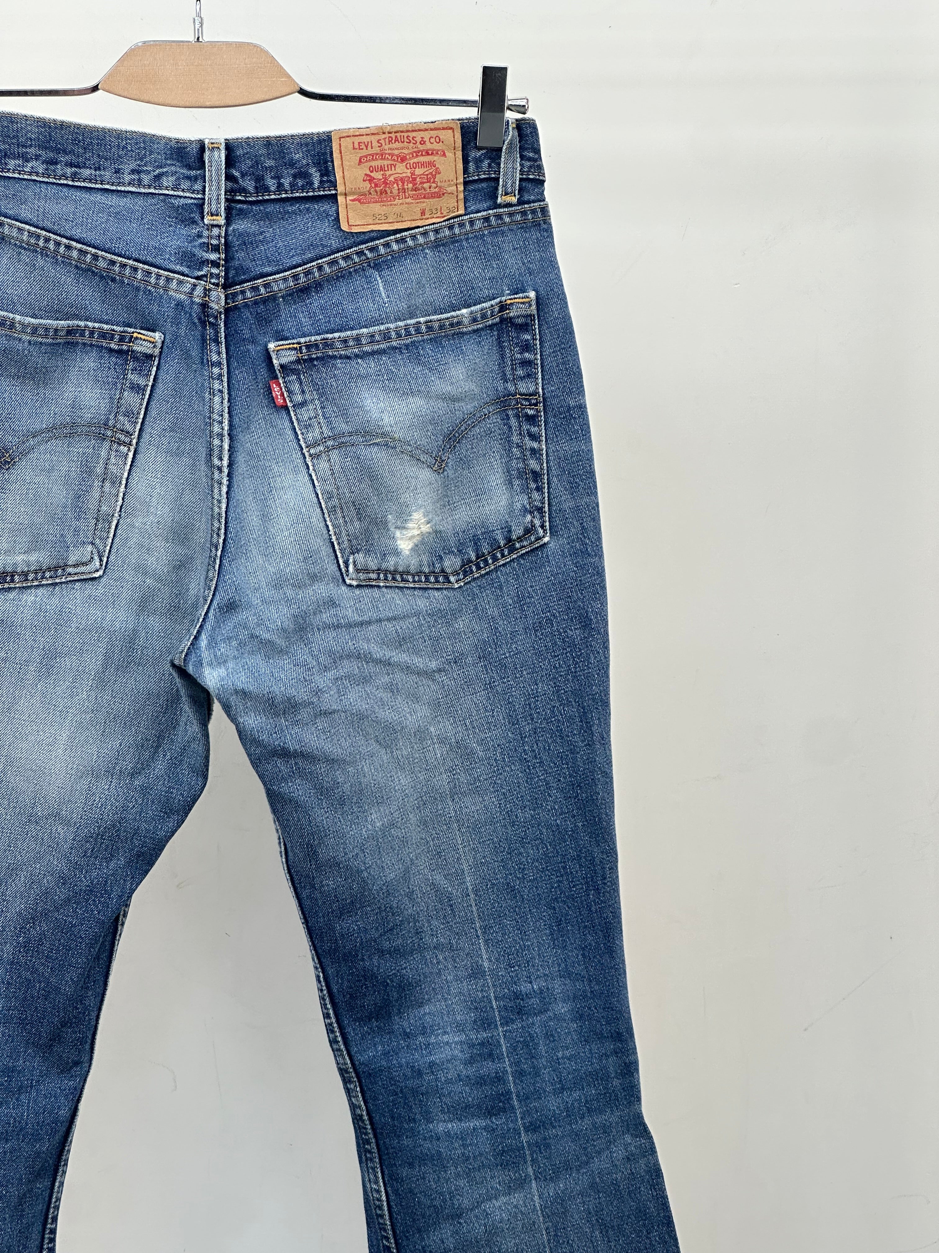 LEVI'S 525 BOOTCUT FIT TAGLIA: 47 ITA = W33 L32