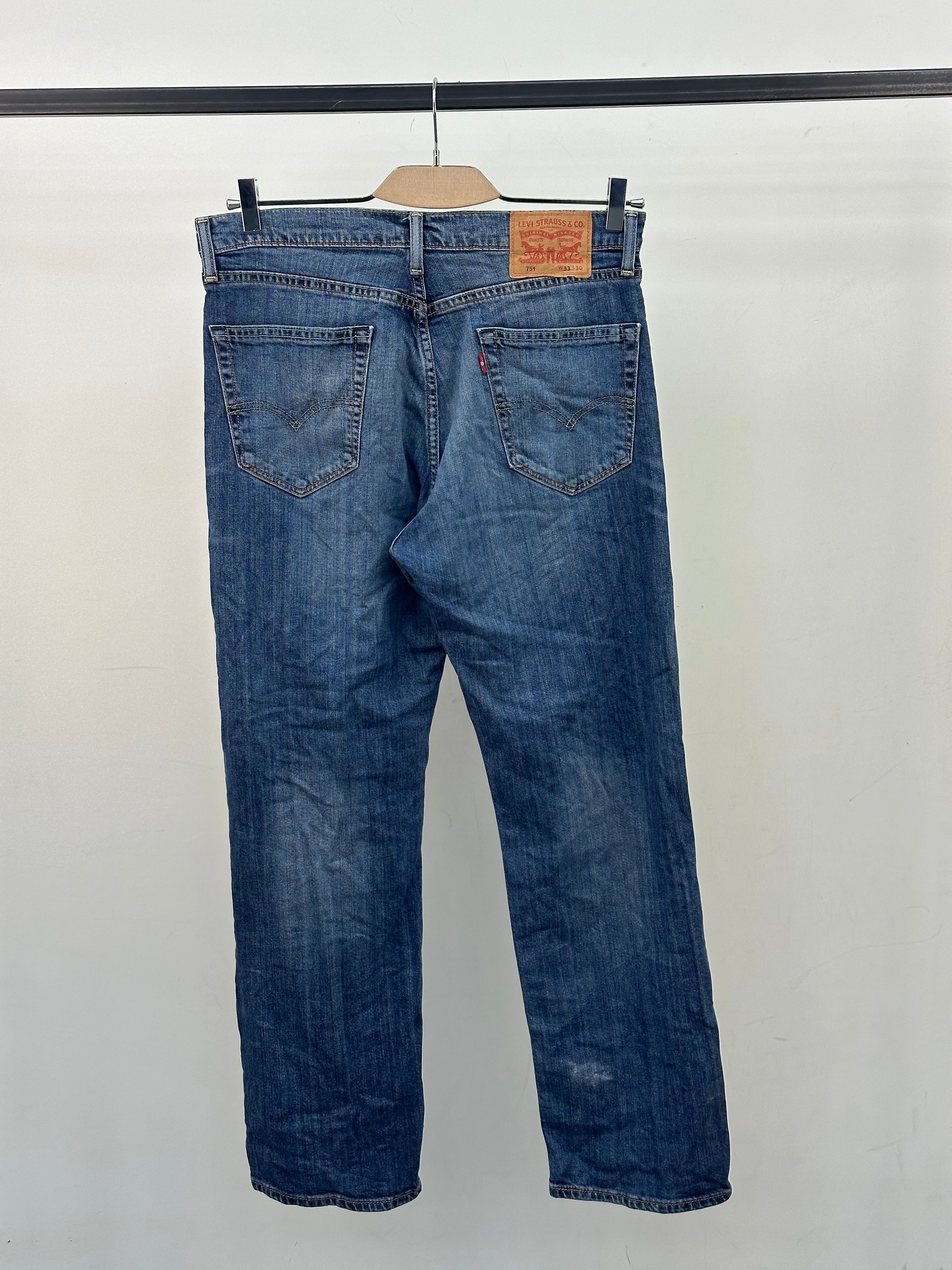 LEVI'S 751 STANDARD FIT TAGLIA: 47 ITA = W33 L30
