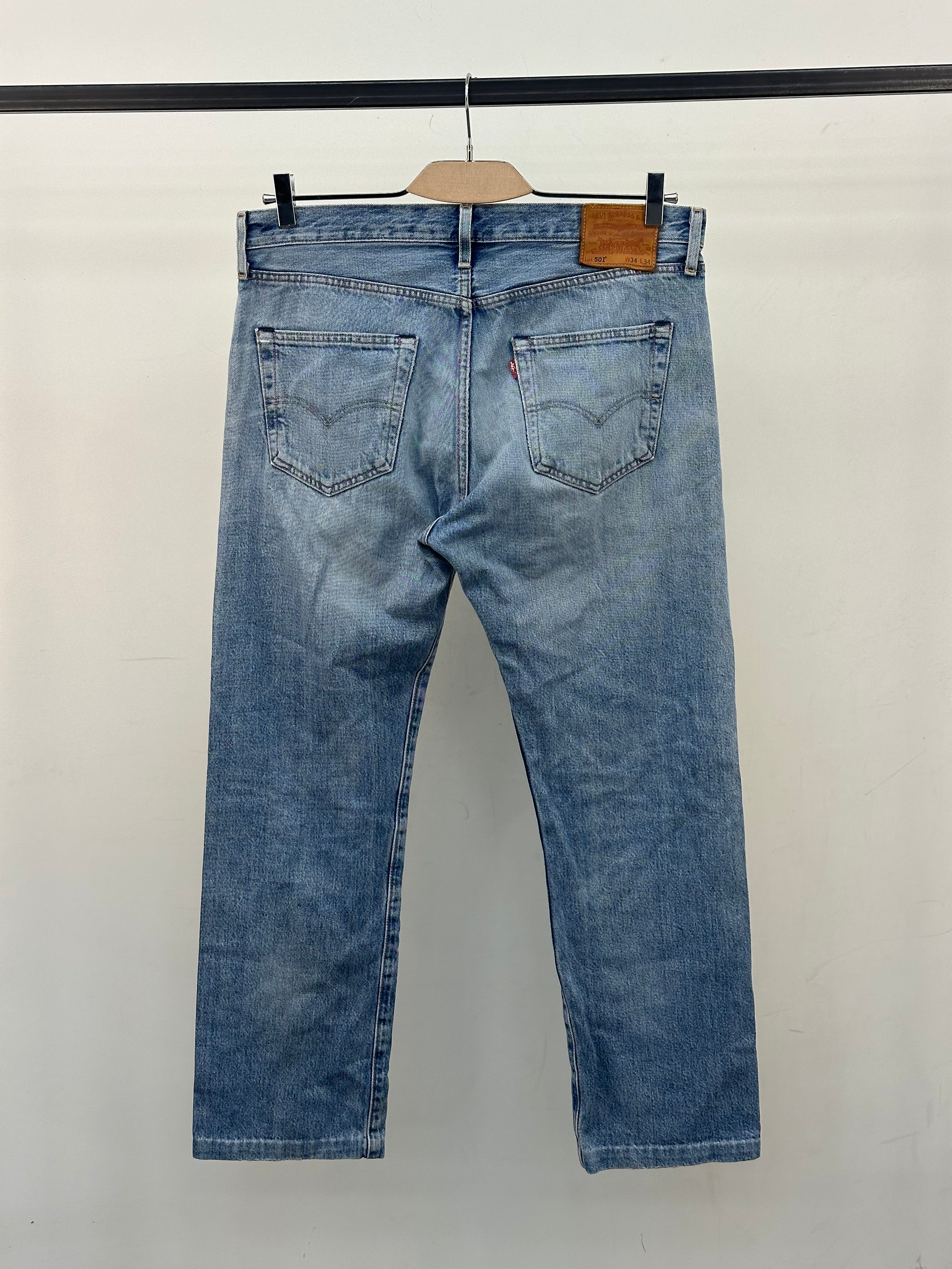LEVI'S 501 REGULAR FIT TAGLIA: 48 ITA = W34 L34