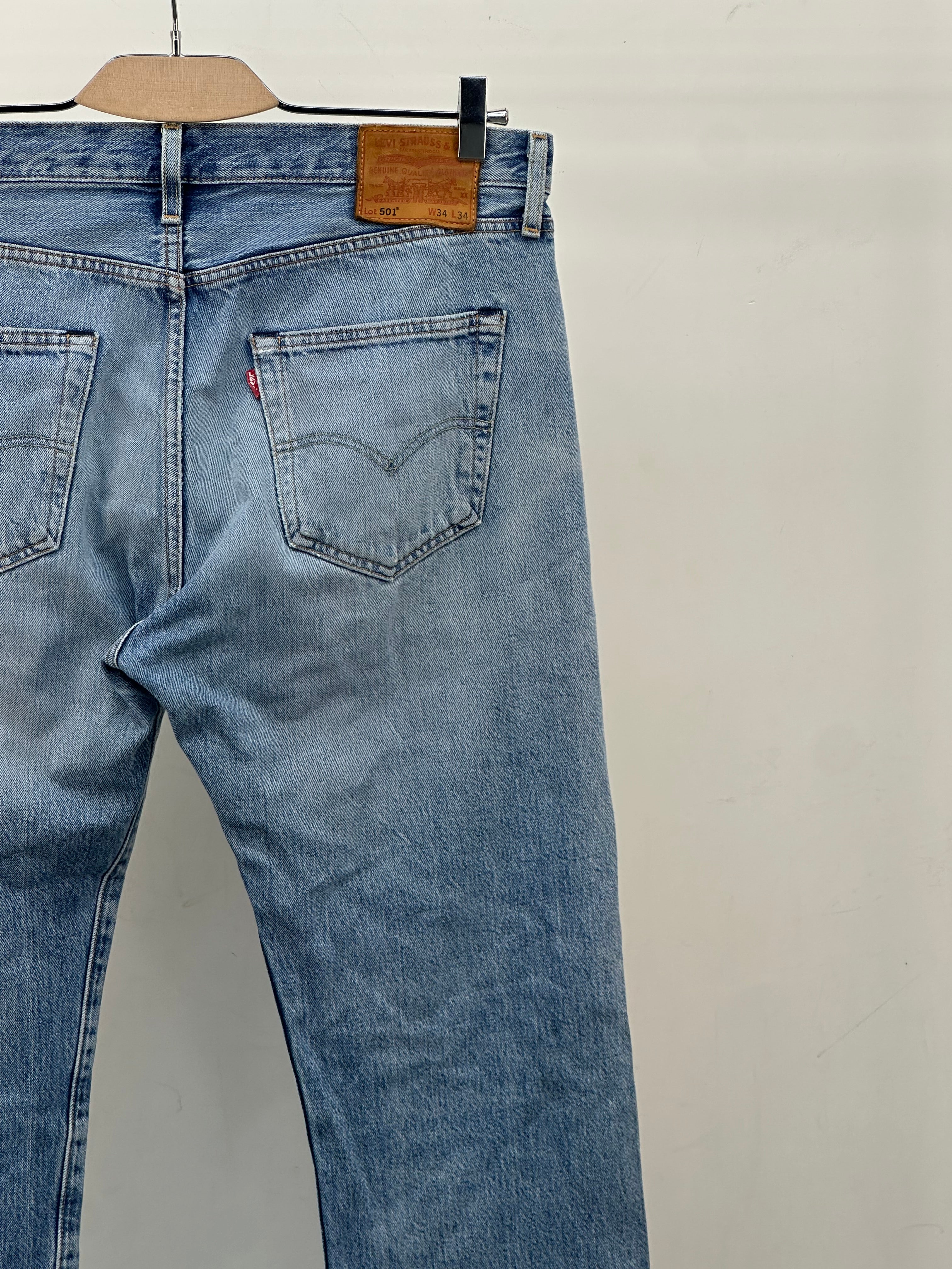 LEVI'S 501 REGULAR FIT TAGLIA: 48 ITA = W34 L34