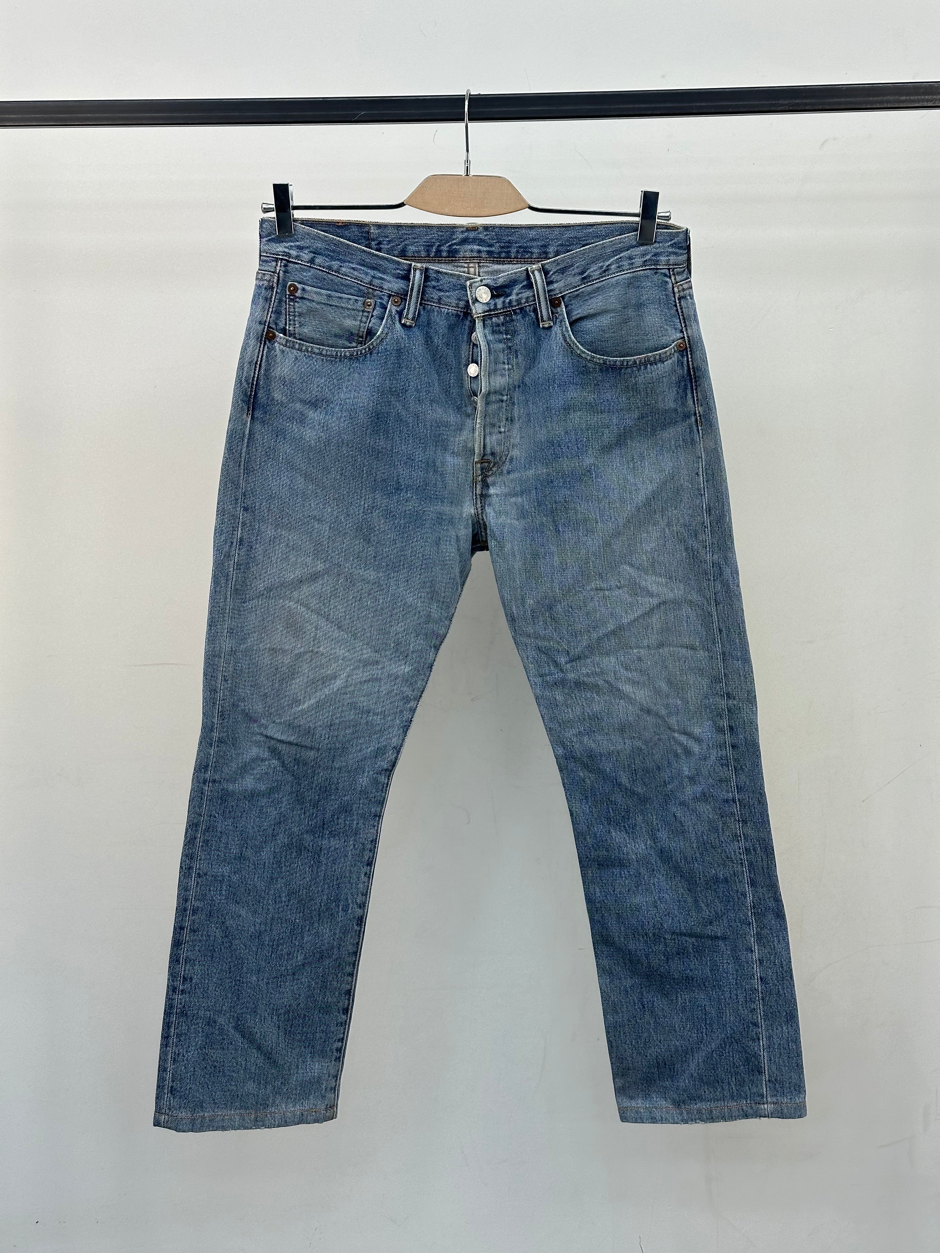 LEVI'S 501 REGULAR FIT TAGLIA: 46 ITA = W32 L30