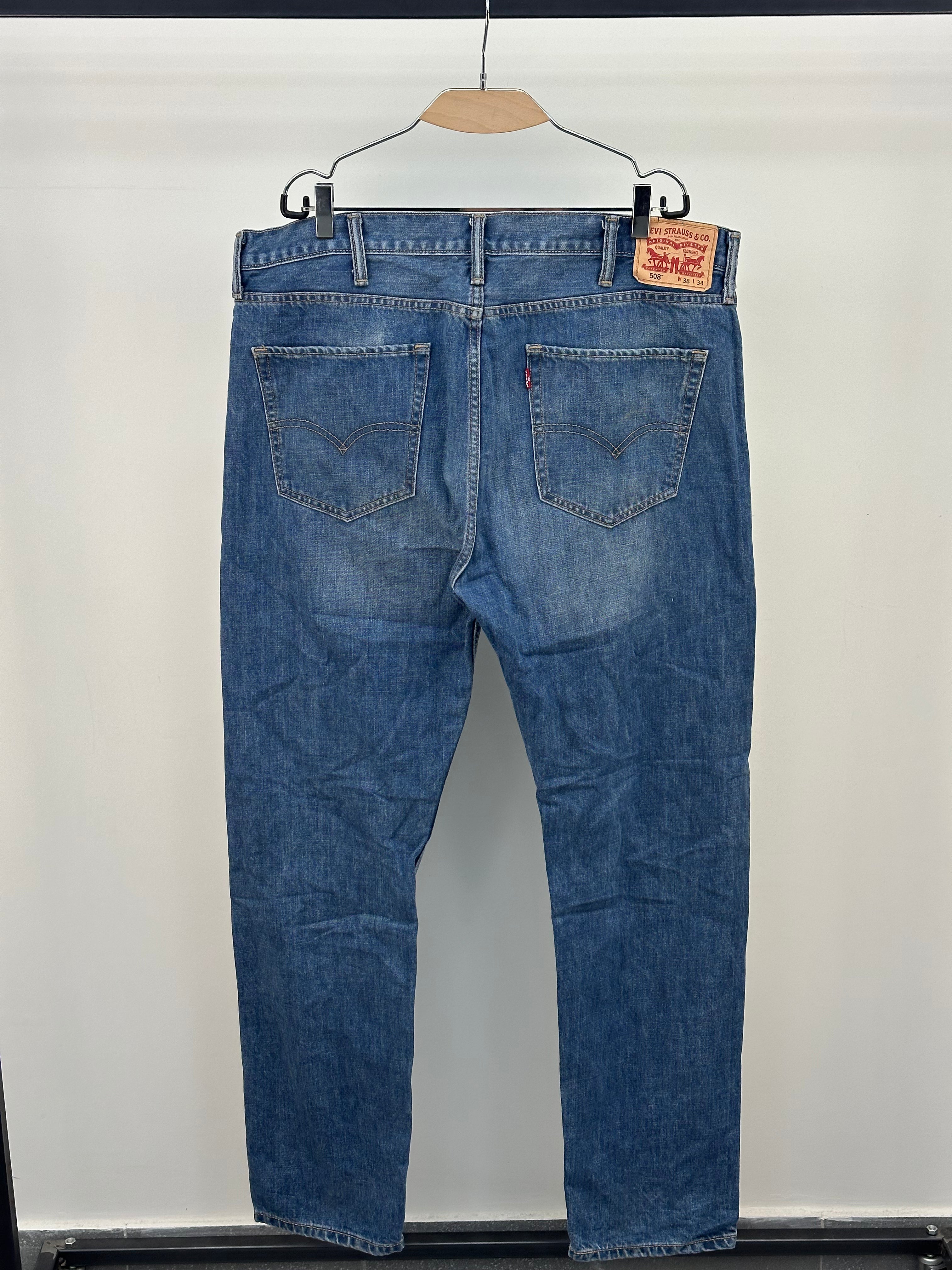 LEVI'S 508 REGULAR TAGLIA: 52 = W38 L 34