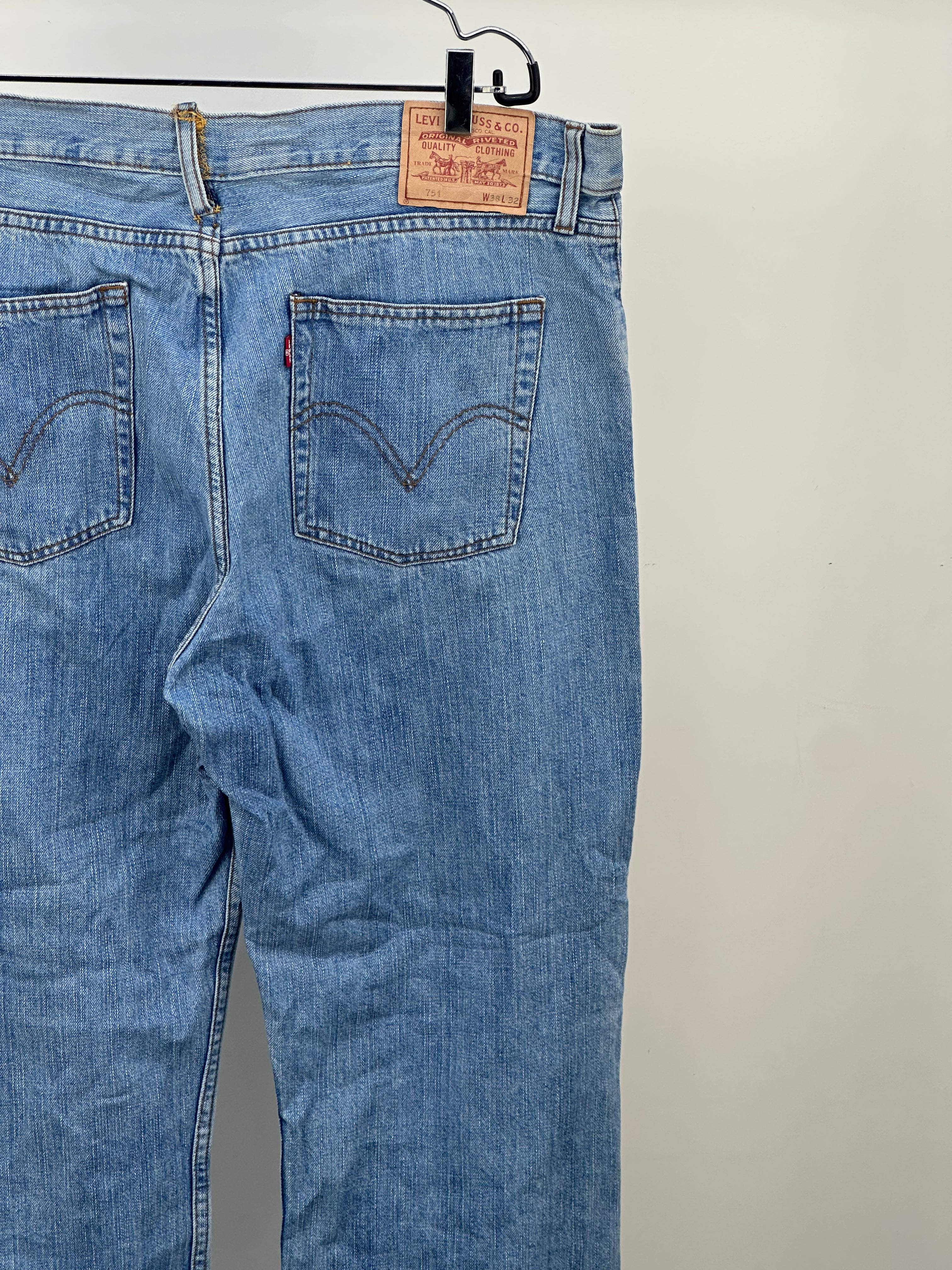 LEVI'S 751 REGULAR TAGLIA: 52 = W38 L 32