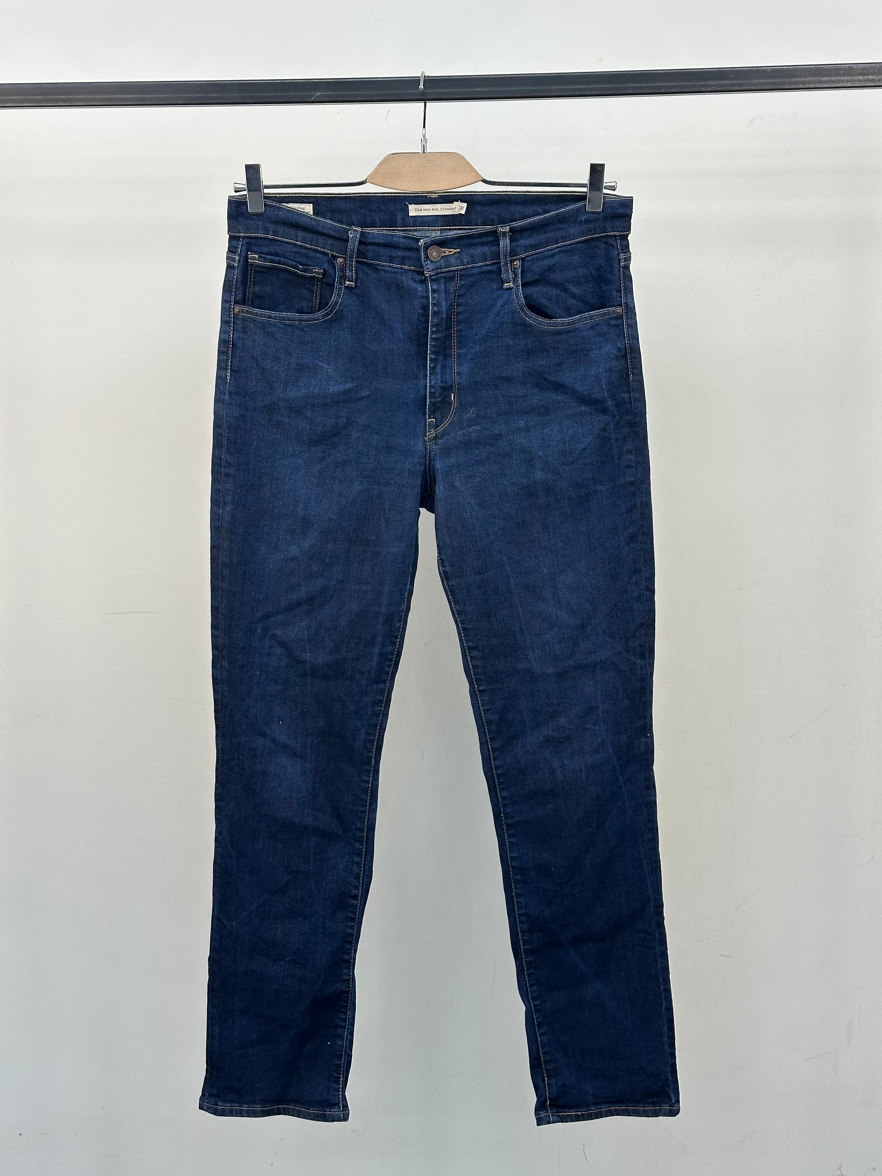LEVI'S 724 HIGH RISE STRAIGHT FIT TAGLIA: 46 ITA = W32