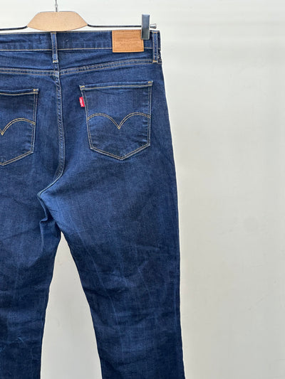 LEVI'S 724 HIGH RISE STRAIGHT FIT TAGLIA: 46 ITA = W32