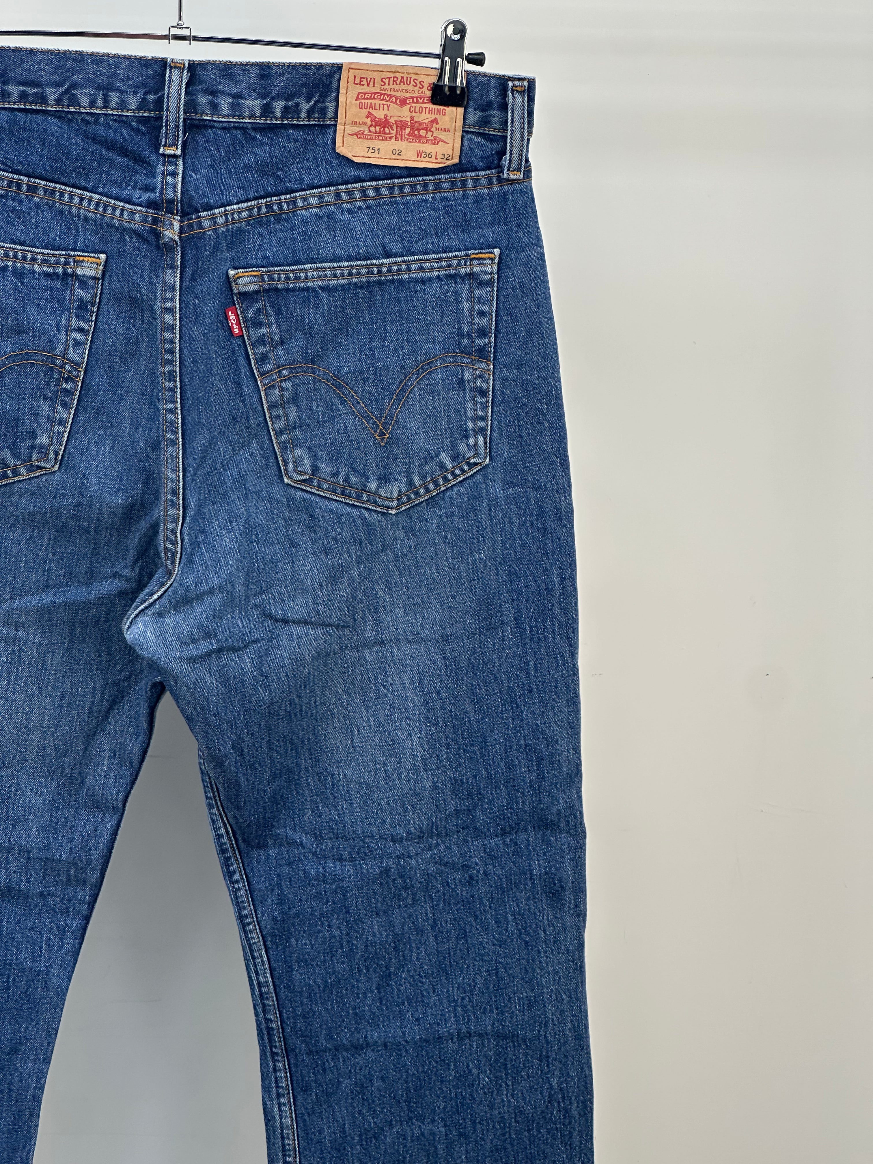 LEVI'S 751 REGULAR TAGLIA: 50 ITA = W36 L32