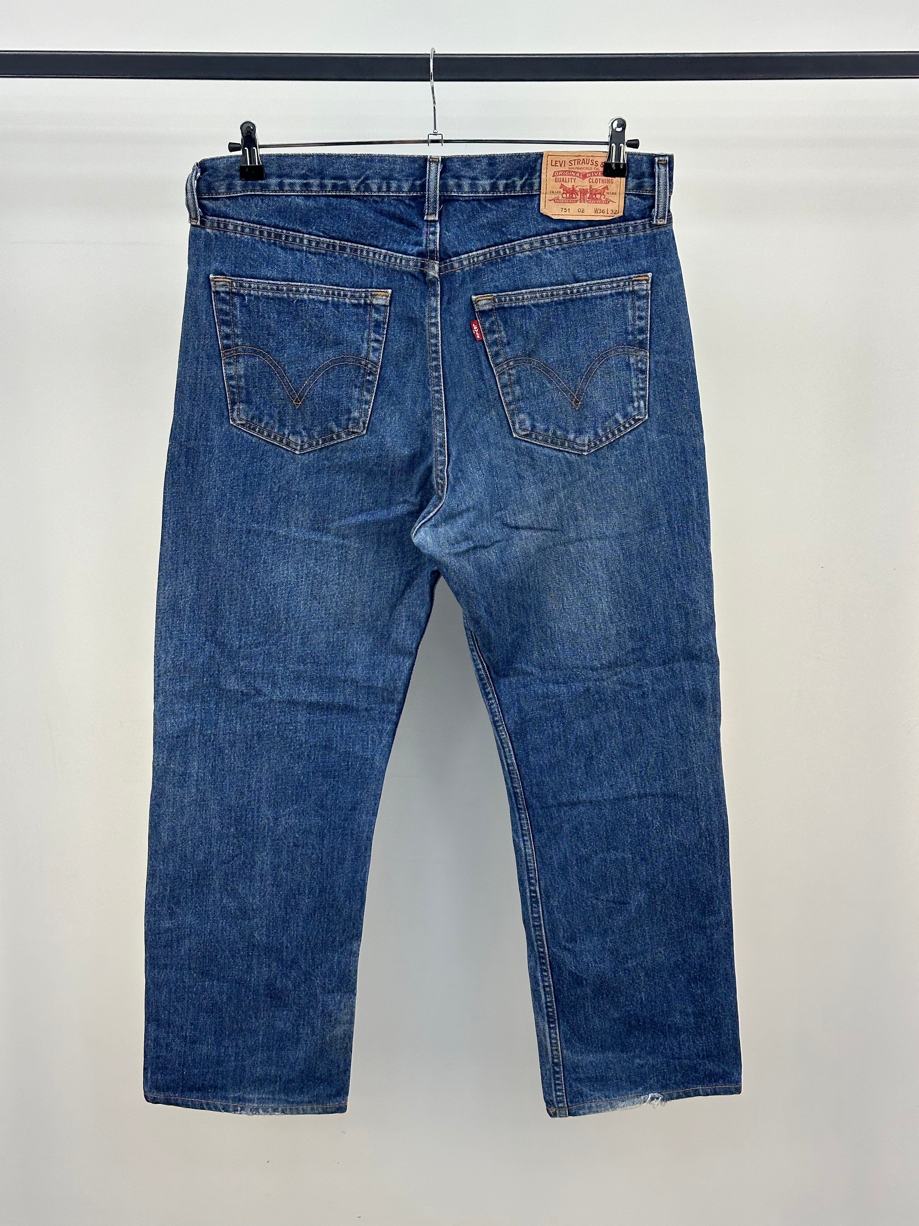 LEVI'S 751 REGULAR TAGLIA: 50 ITA = W36 L32