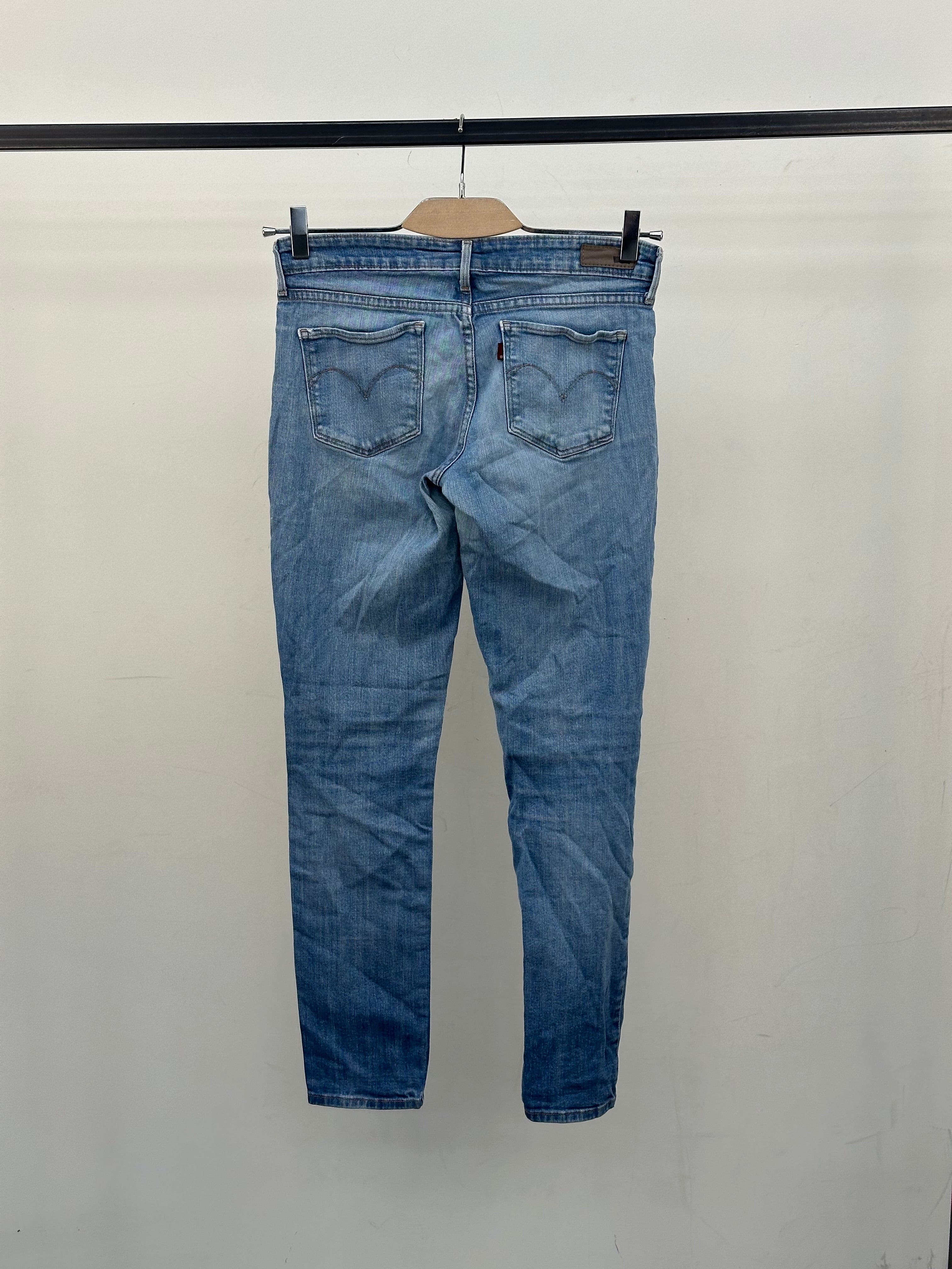 LEVI'S MID RISE SKINNY FIT TAGLIA: 42 ITA = W28 L32