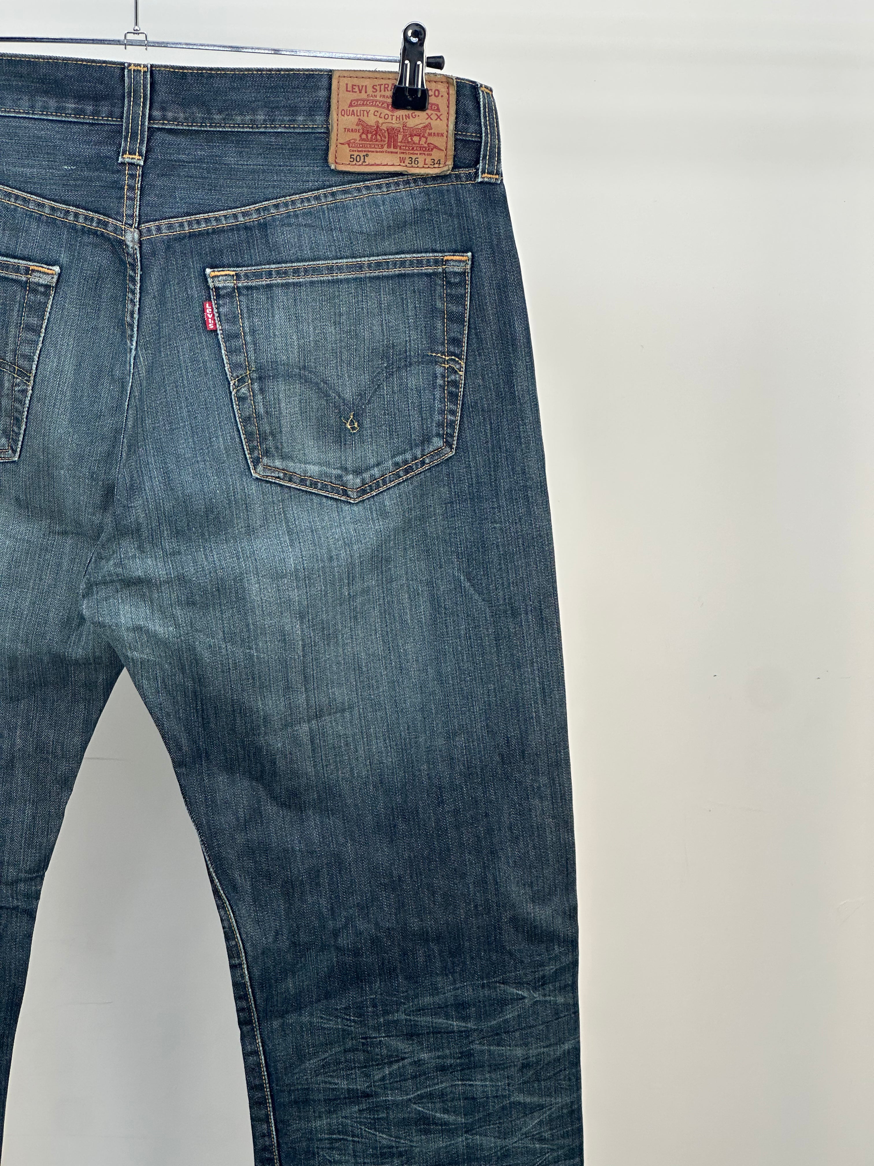 LEVI'S 501 TAGLIA: 50 ITA = W36 L34