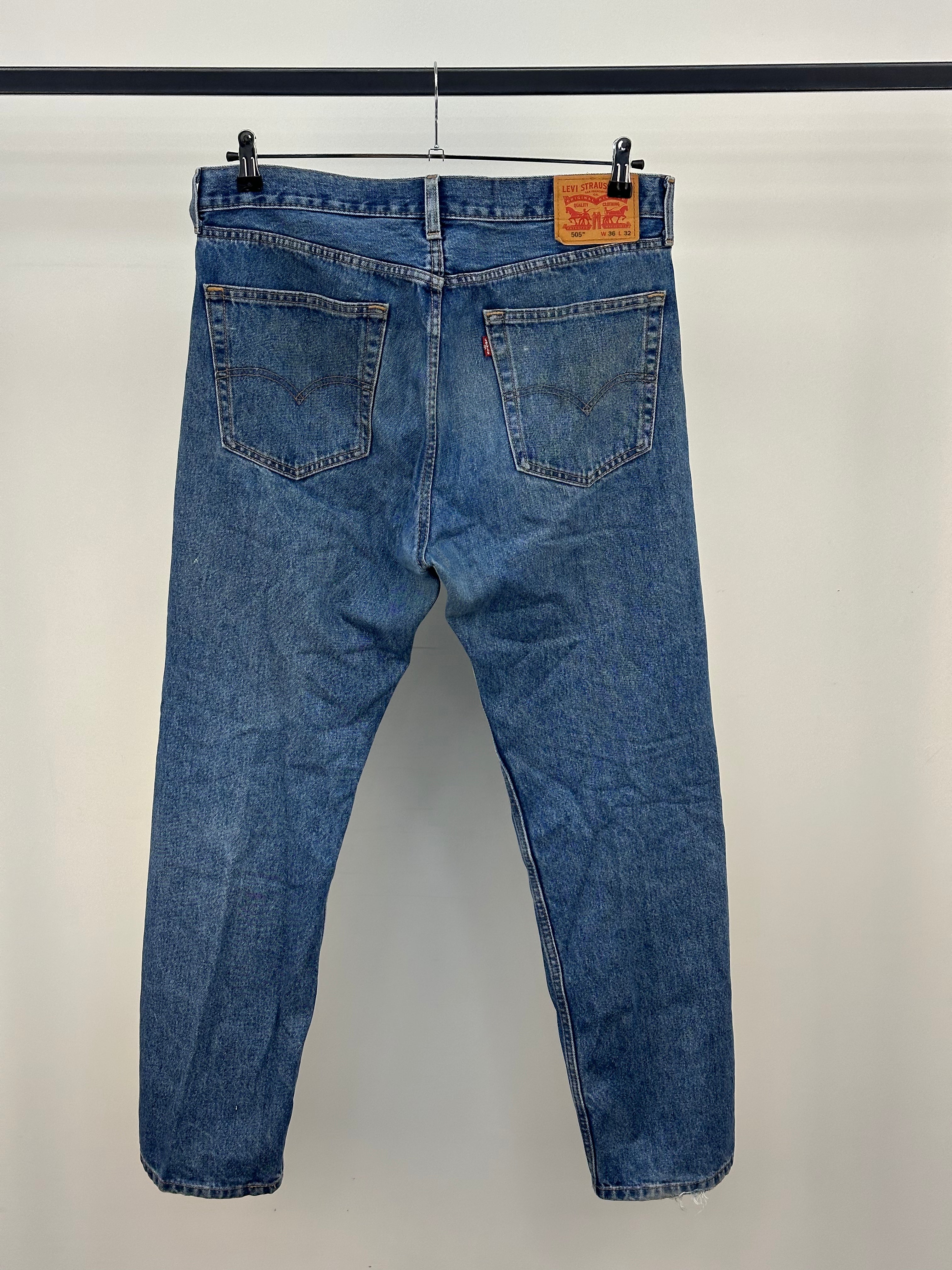 LEVI'S 505 TAGLIA: 50 ITA = W36 L32
