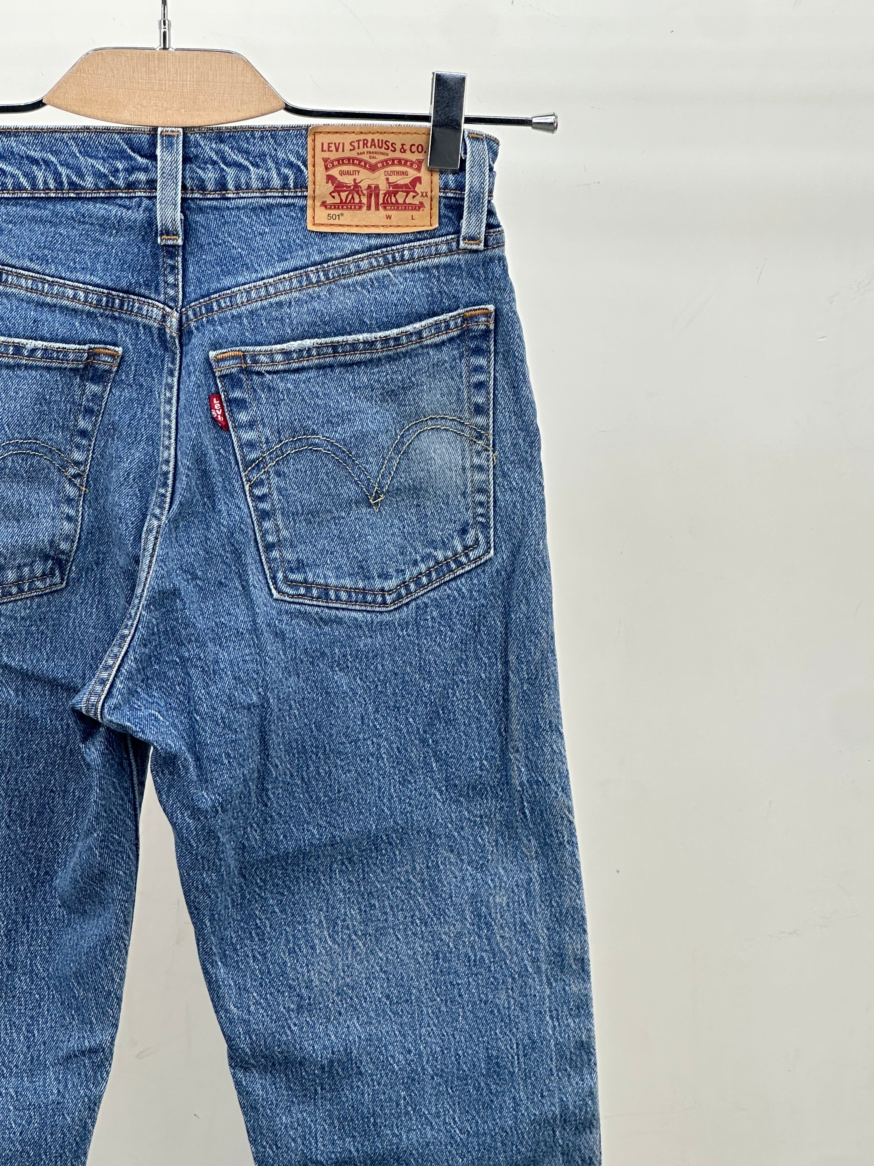 LEVI'S 501 REGULAR FIT TAGLIA: 38 ITA = W24 L28