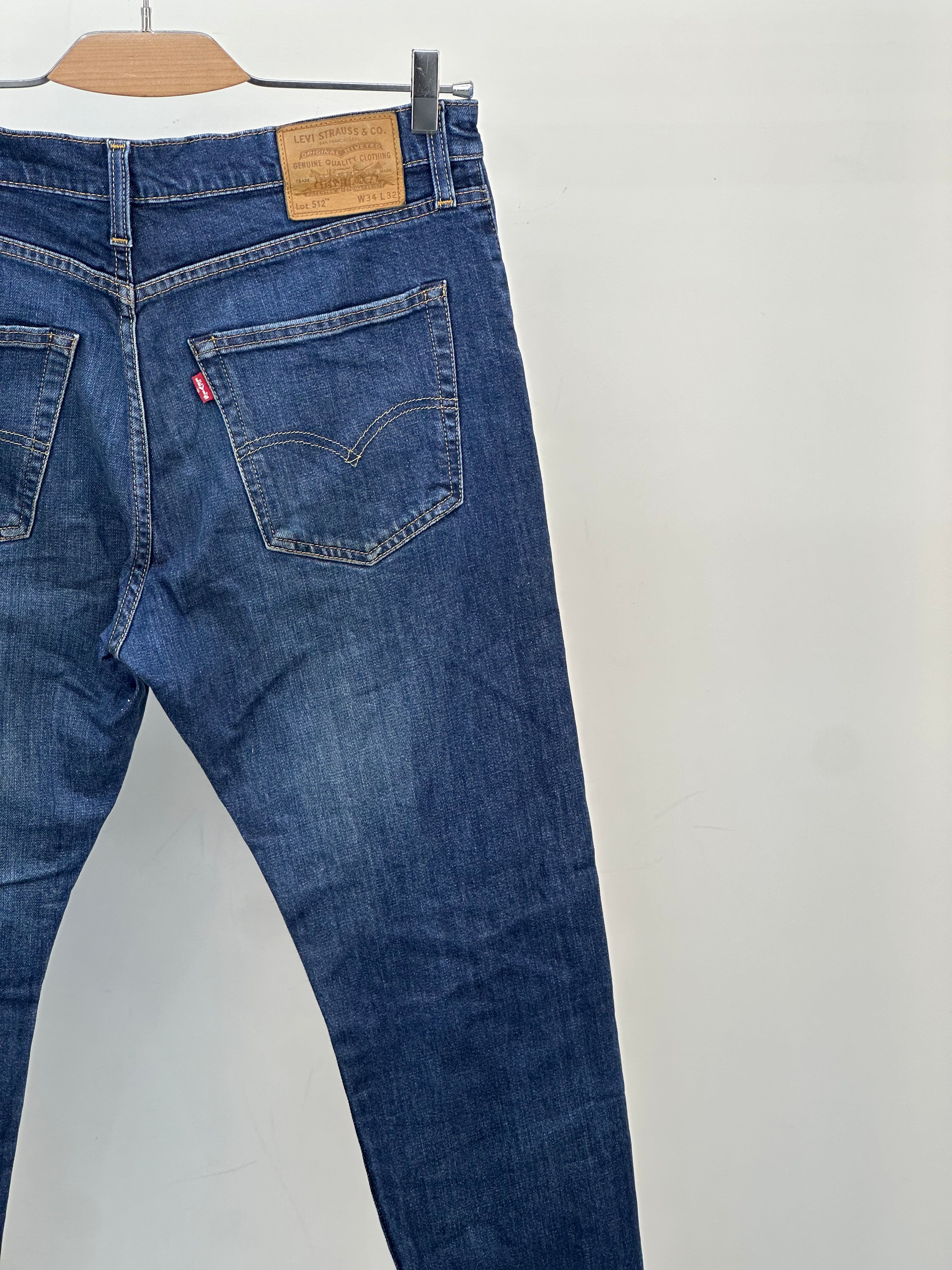 LEVI'S 512 SLIM FIT TAGLIA: 48 ITA = W34 L32