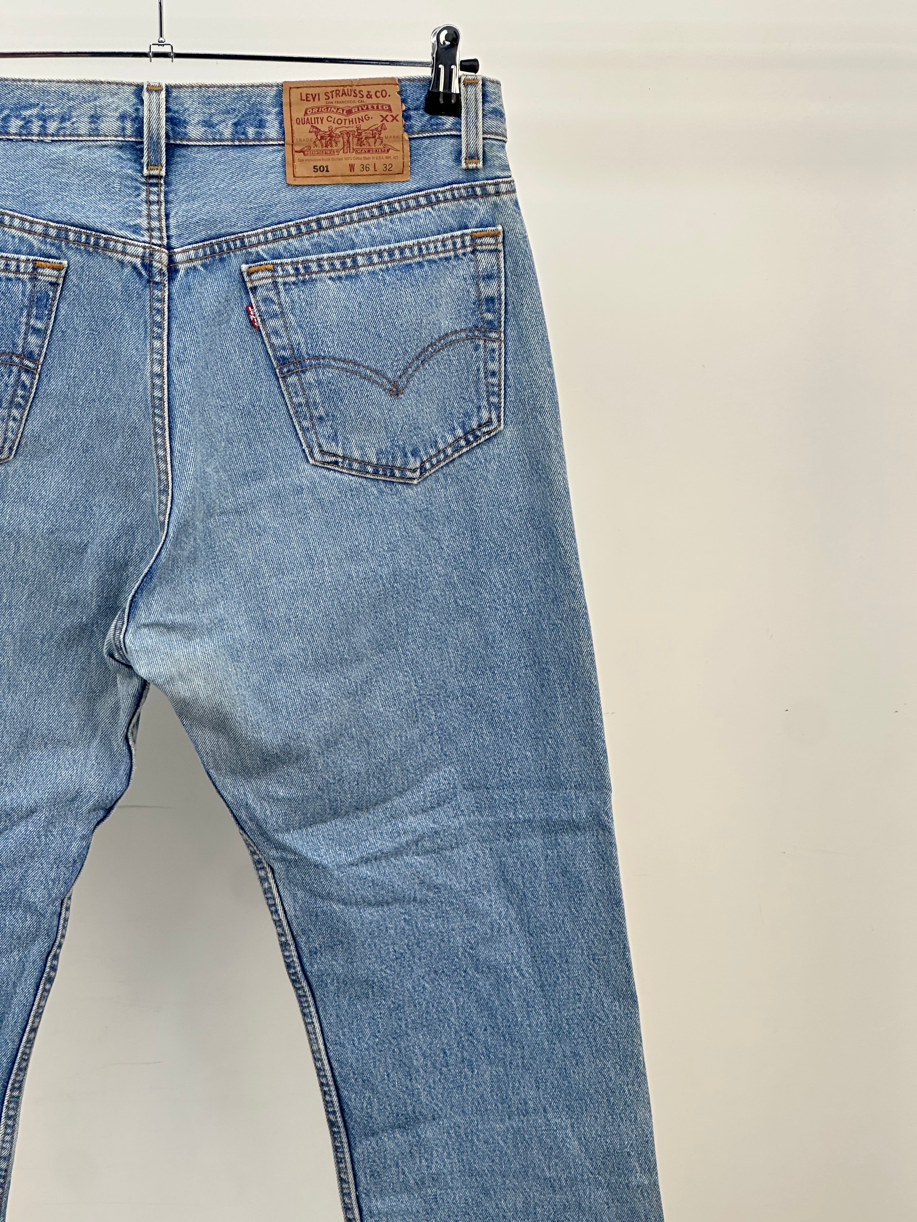 LEVI'S 501 TAGLIA: 50 ITA = W36 L32